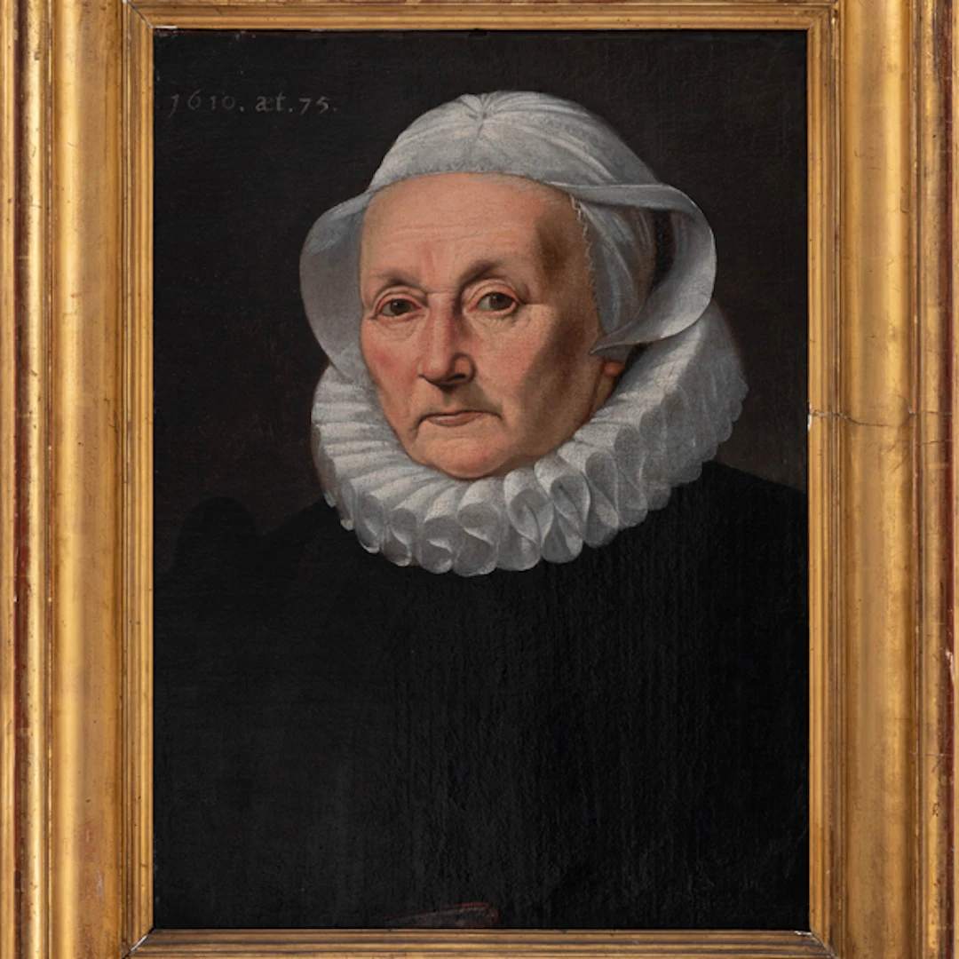 "Retrato de mujer con gola" Authorship: ESCUELA HOLANDESA DEL SIGLO XVII