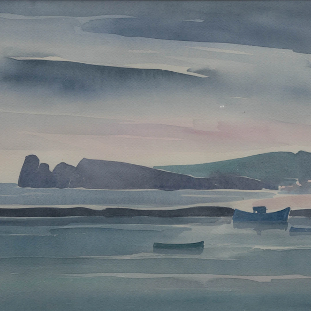 "Vista de las gemelas" Authorship: JAVIER SAGARZAZU (Hondarribia, 1946)
