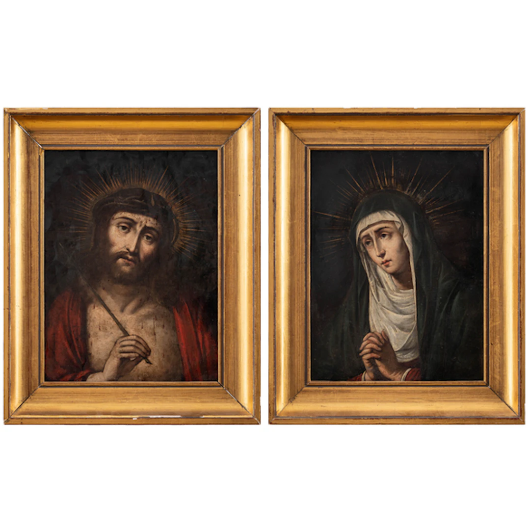 "Virgen y Ecce Homo" Authorship: ESCUELA FLAMENCA DEL SIGLO XVII