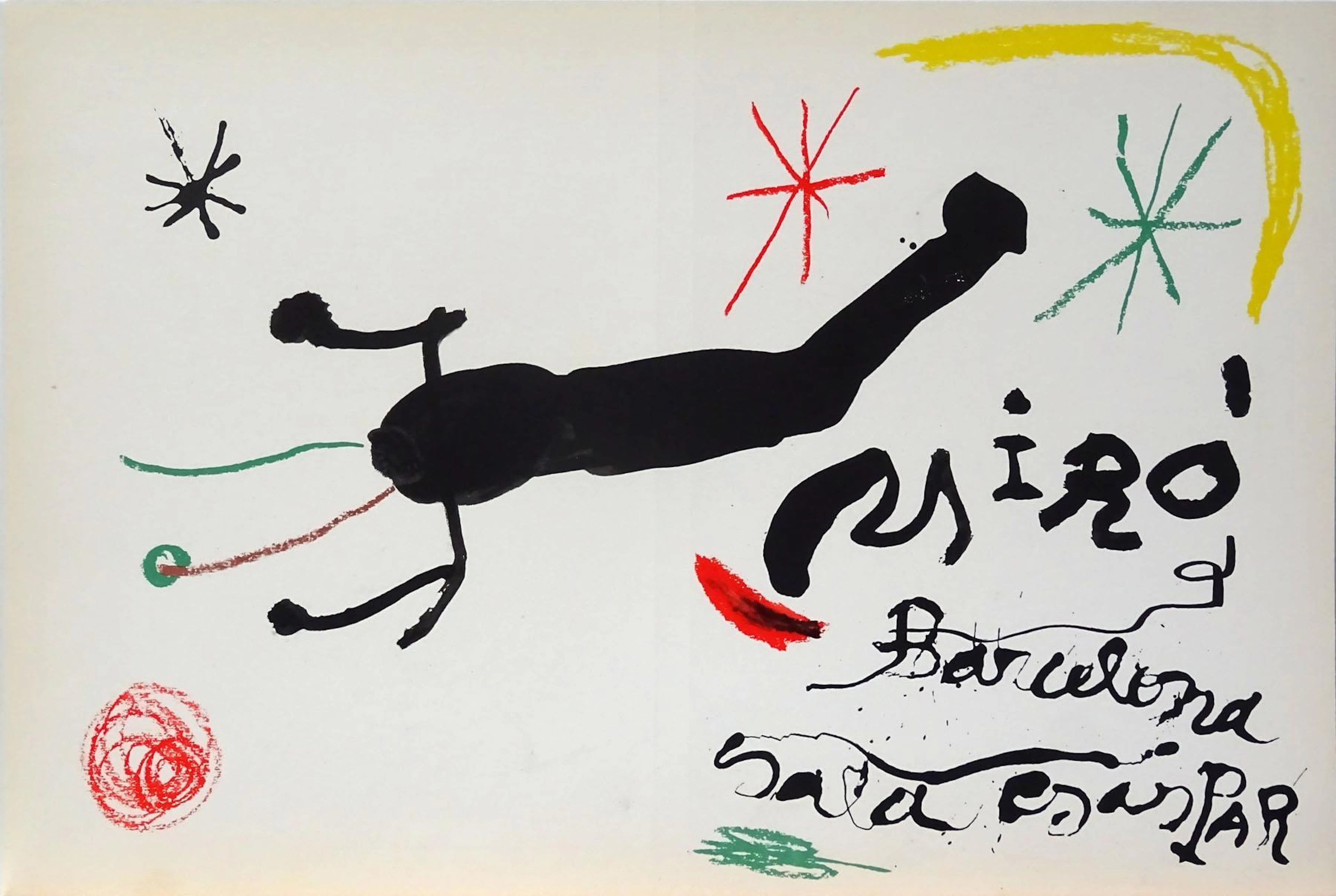Joan Miró. Lithograph Barcelona Sala Gaspar. Cover "Album 19". 1964.