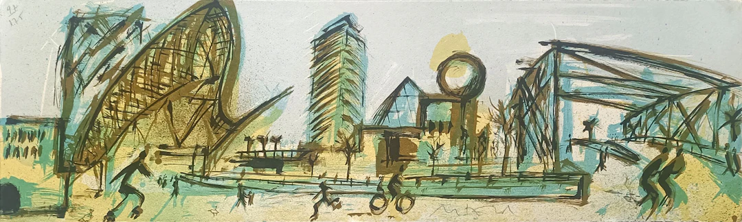 Montesol: untitled lithograph 97/175