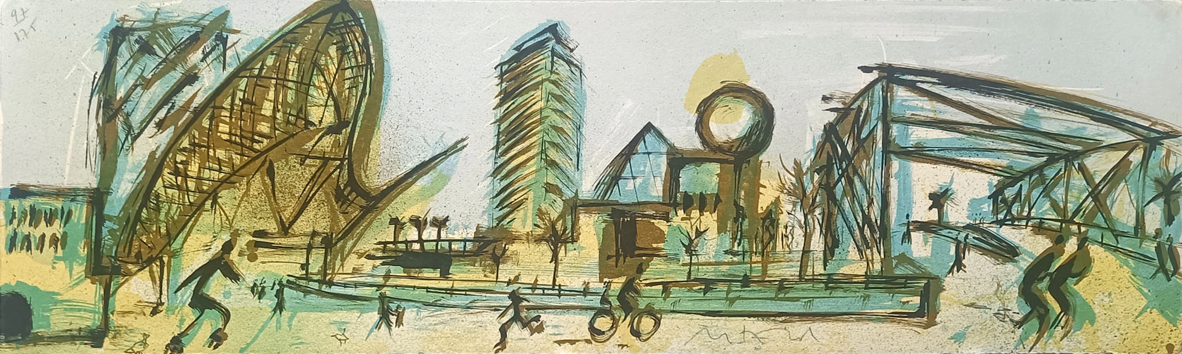Montesol: untitled lithograph 97/175