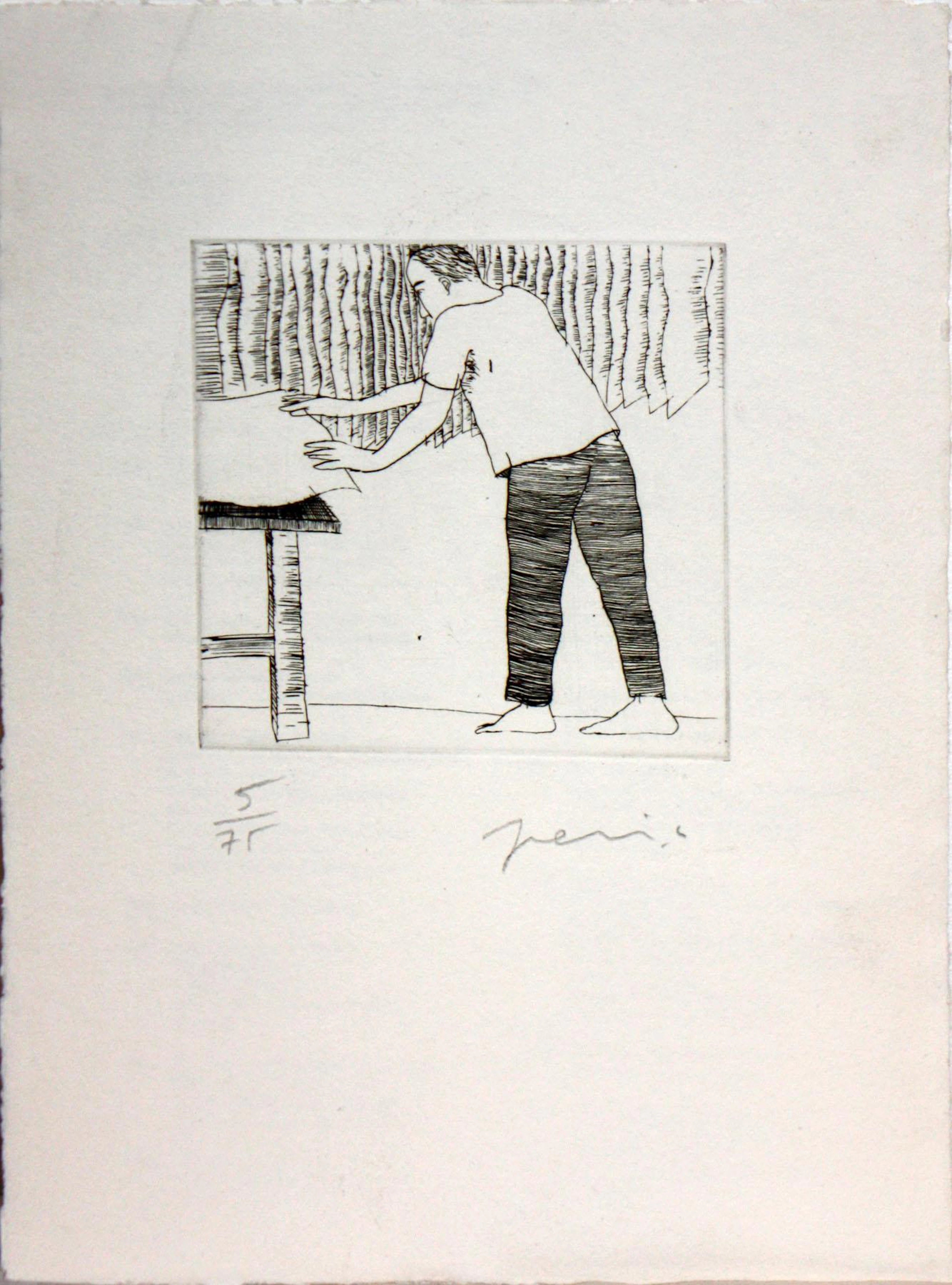 Perico Pastor: engraving without title 5/75