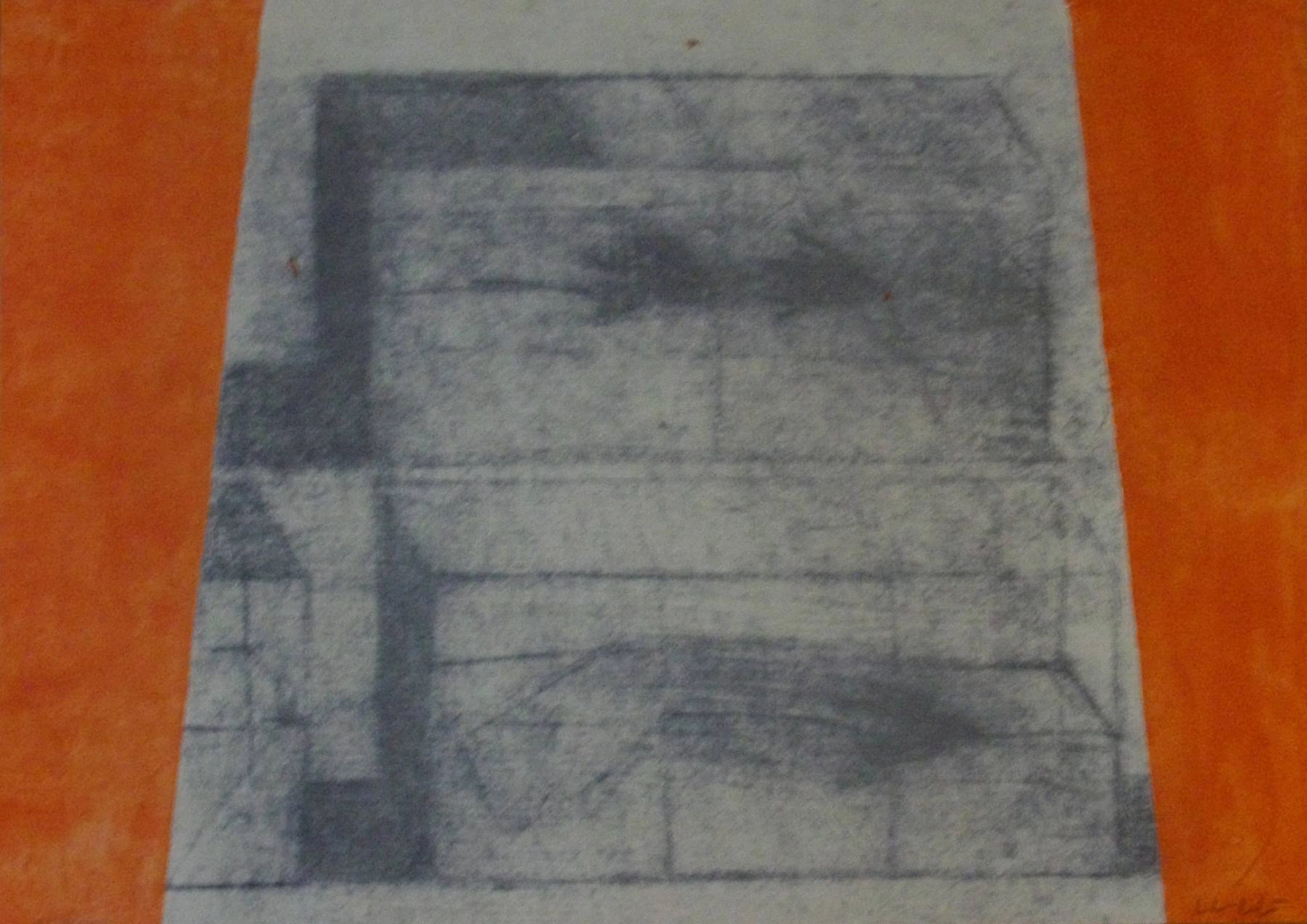 Lluís Lleó. Lithograph "Untitled". 2000. Certificate of Authenticity.