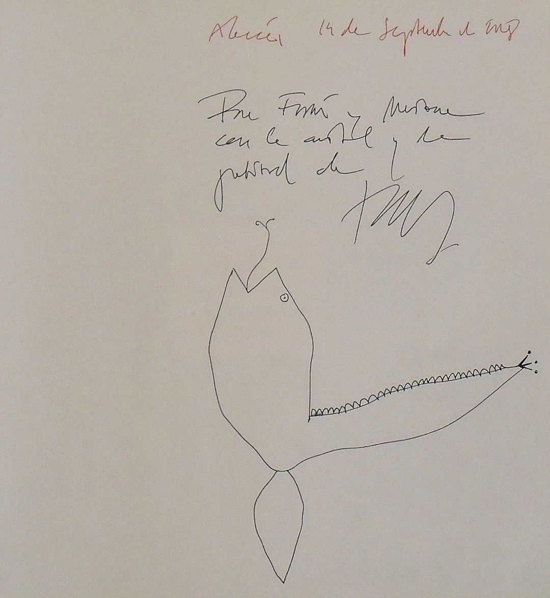 Jesus Matthew. Two original drawings signed by hand. Catalog "The