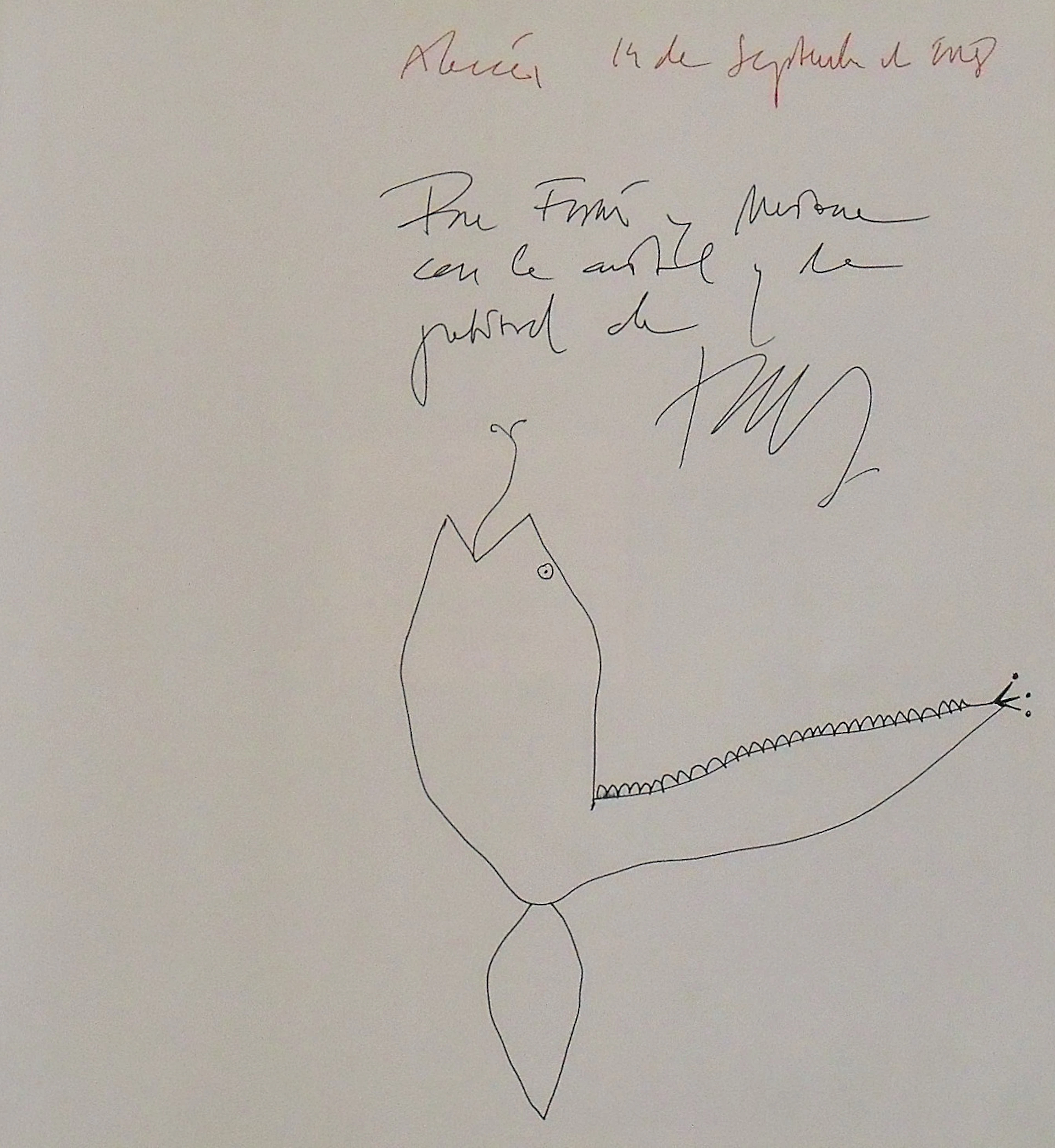 Jesus Matthew. Two original drawings signed by hand. Catalog "The