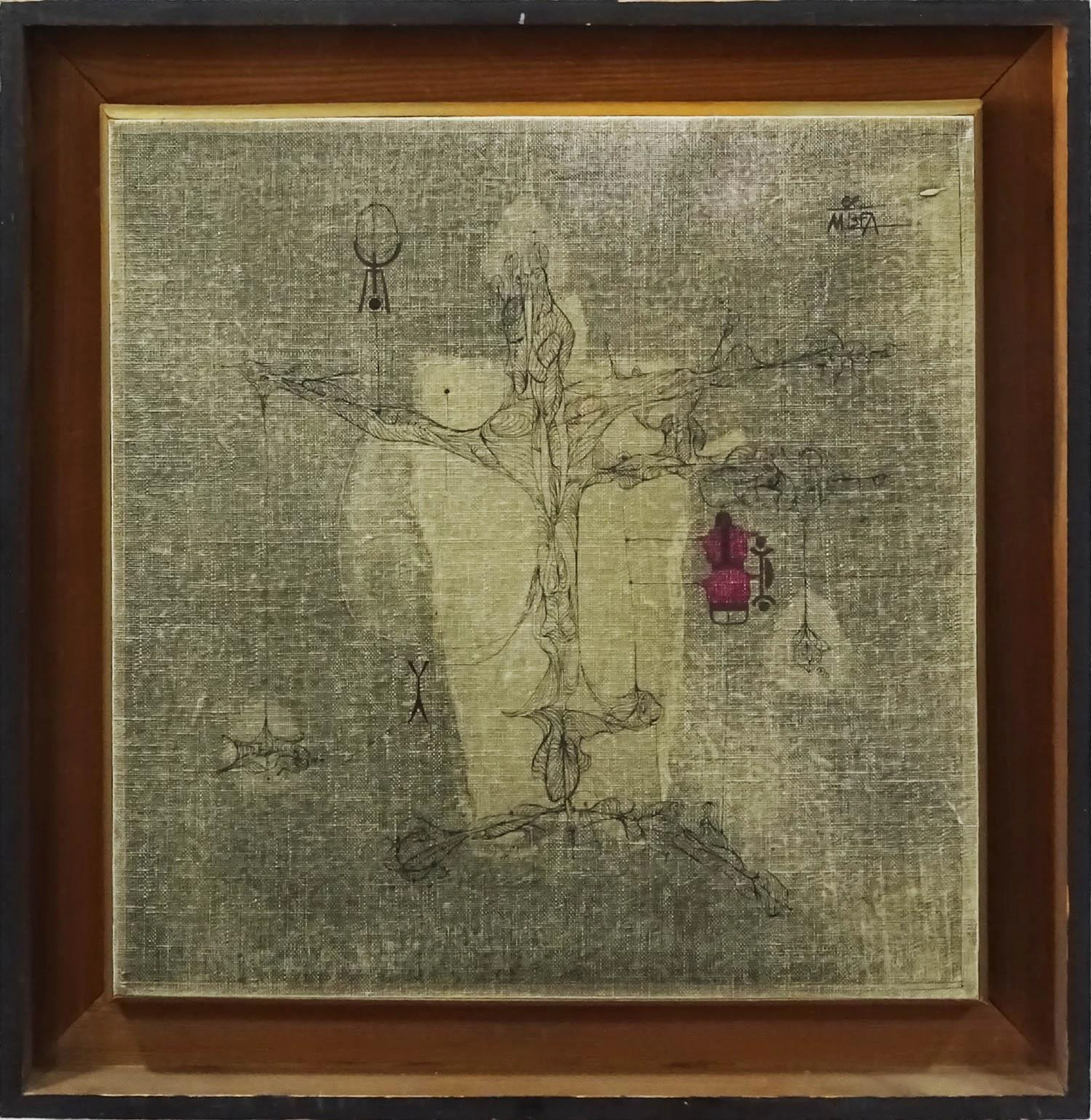 Manuel Beá: untitled mixed media (1966)