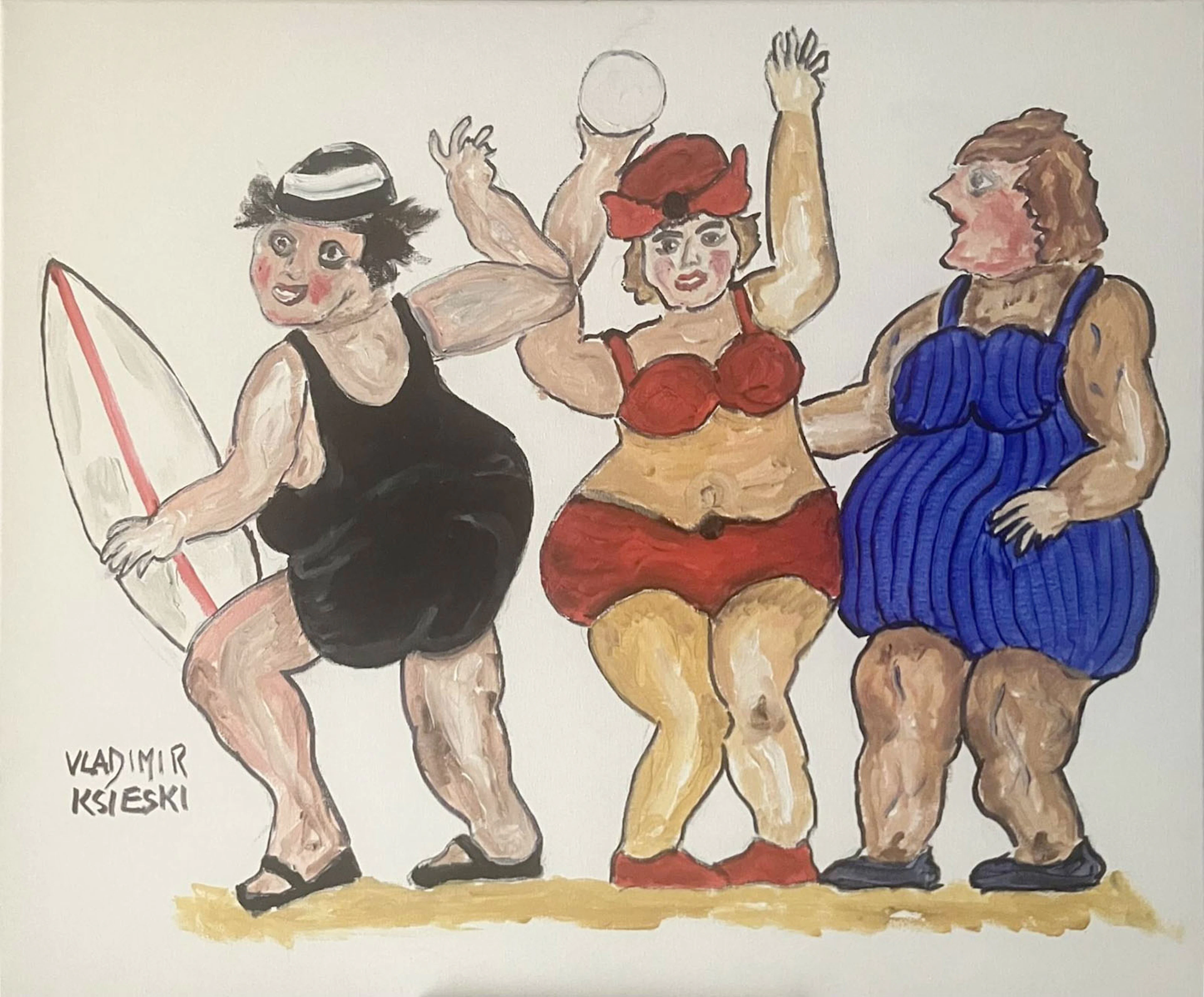 Vladimir Ksieski: "Bathers of the 1960s" (2025)