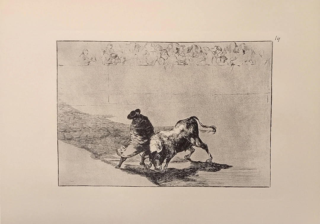 Francisco de Goya: "Tauromaquia" 14