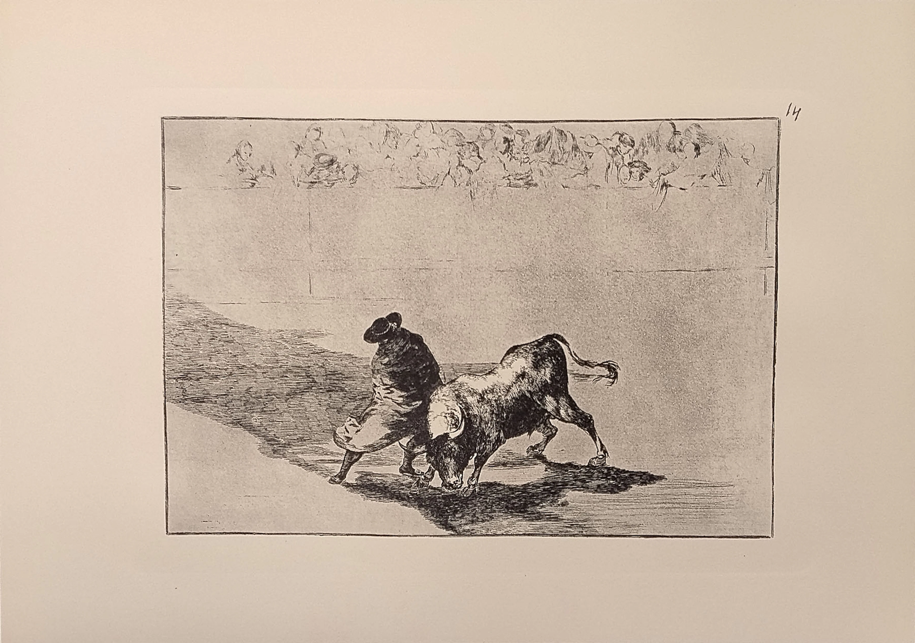 Francisco de Goya: "Tauromaquia" 14