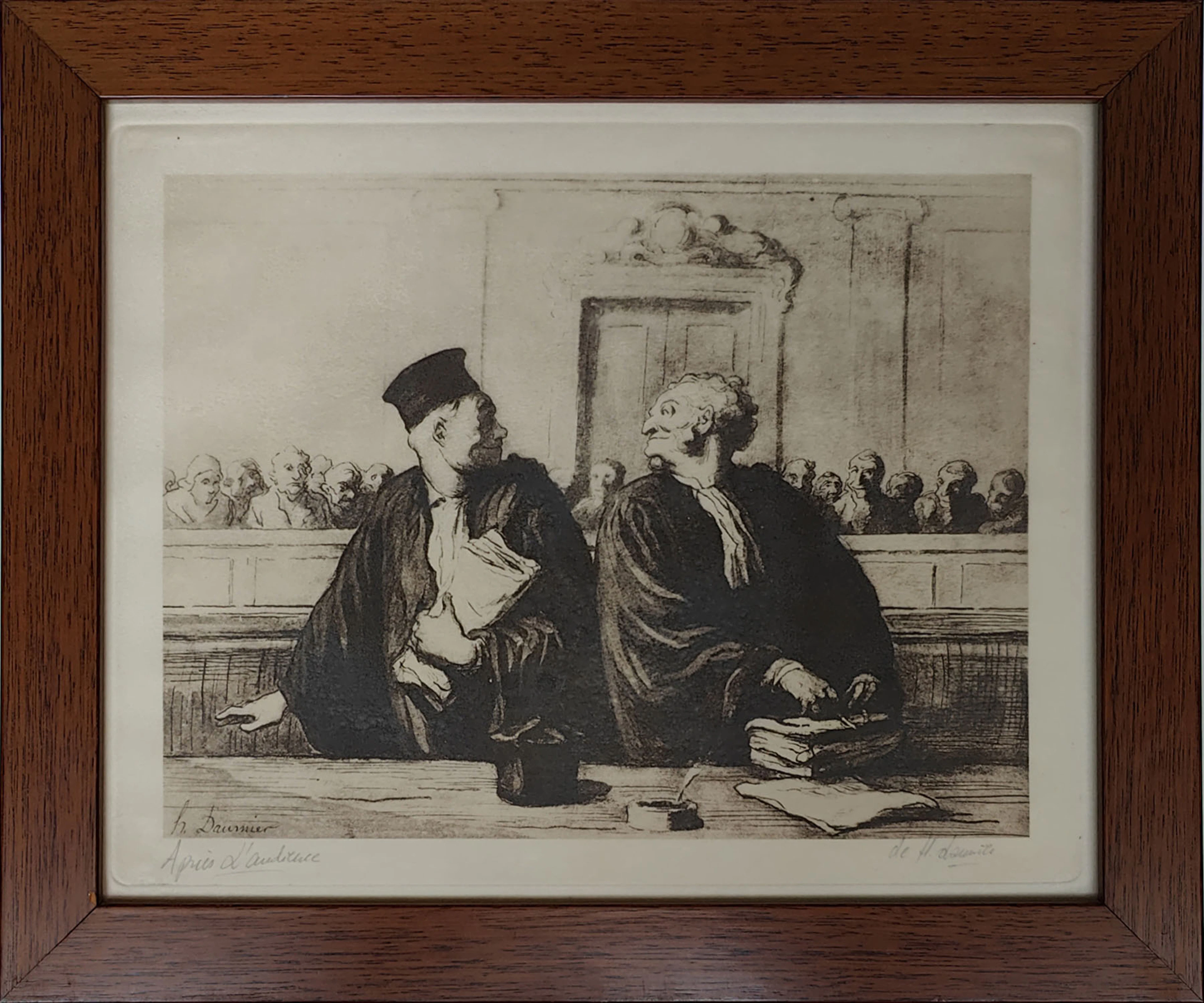Honoré Daumier: "Apres L'audience"