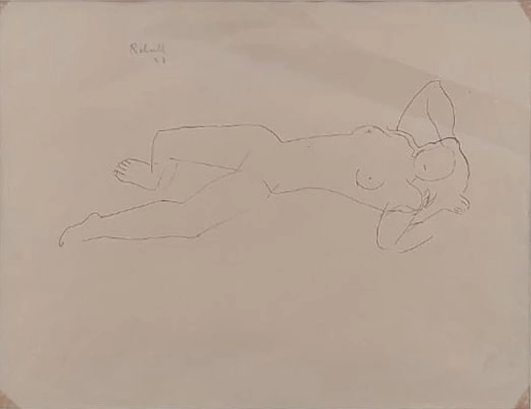 Joan Rebull woman lying down