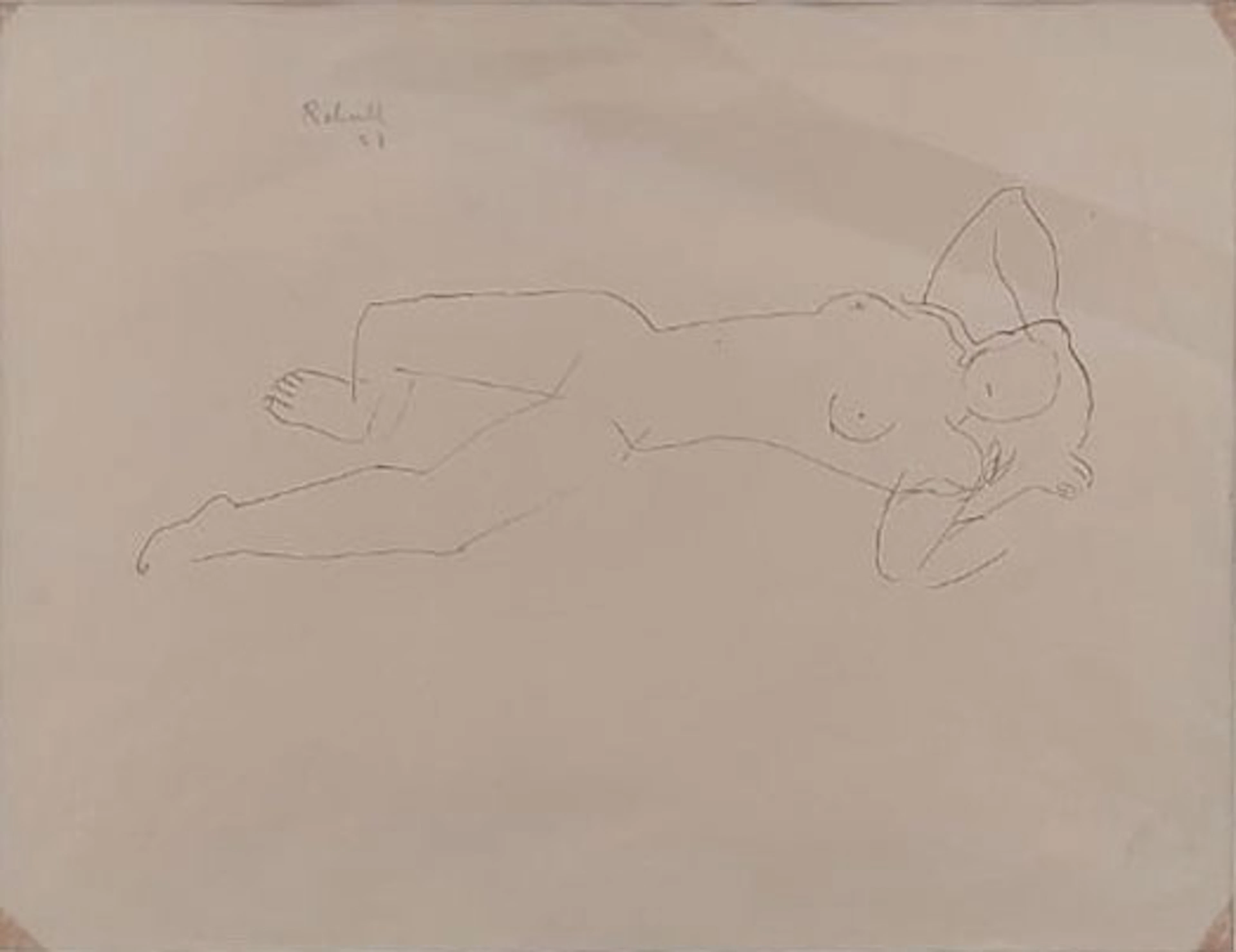 Joan Rebull woman lying down
