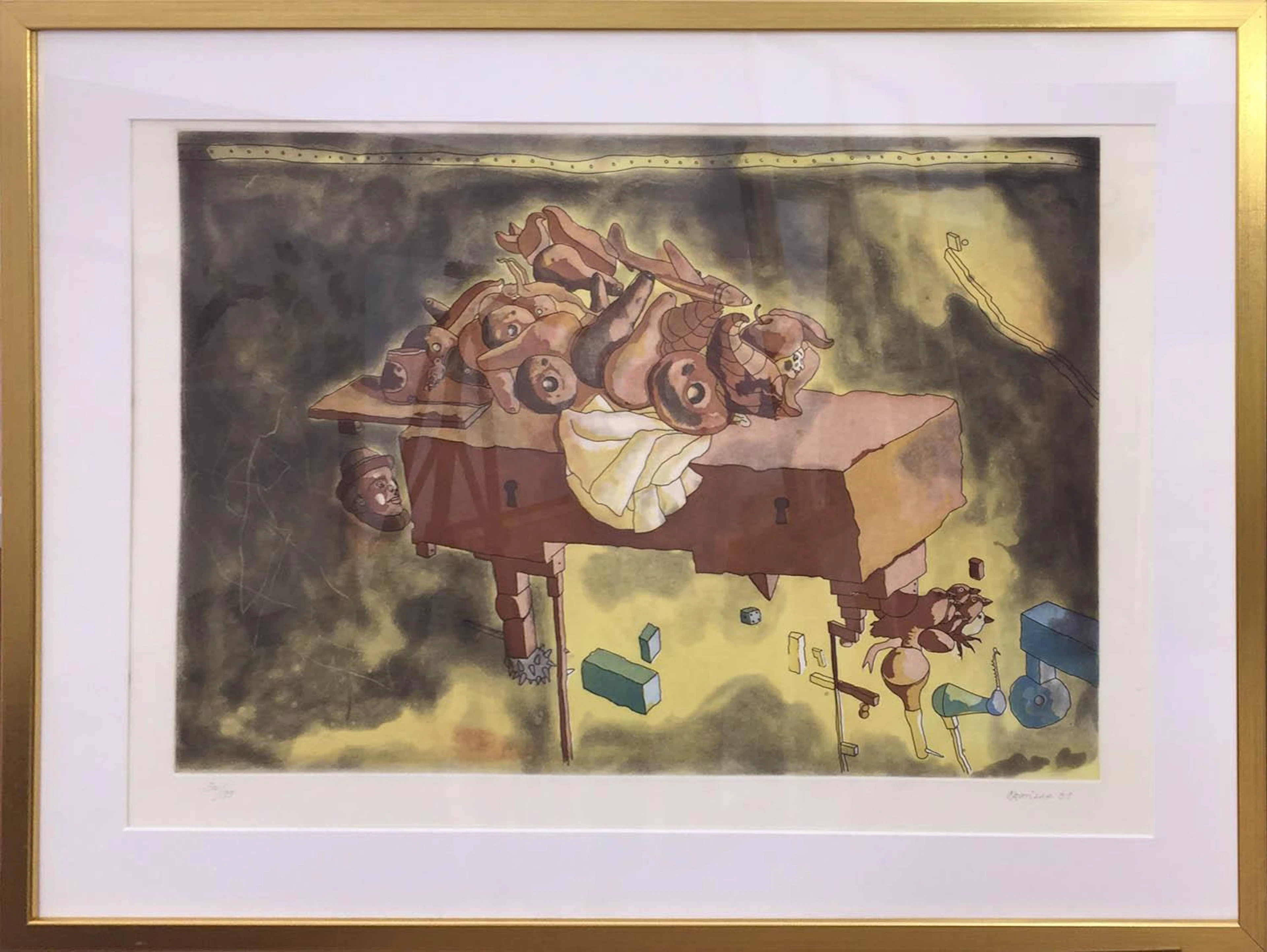 Jorge Castillo: Untitled engraving 30/99
