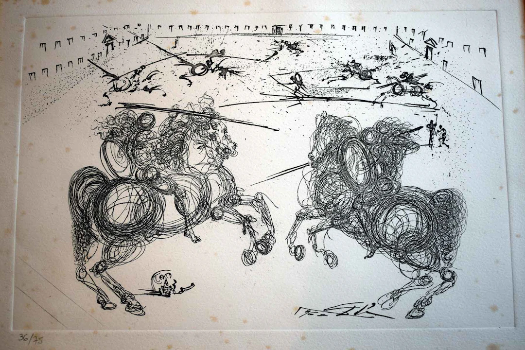 Salvador Dalí: "The Knights" 36/75