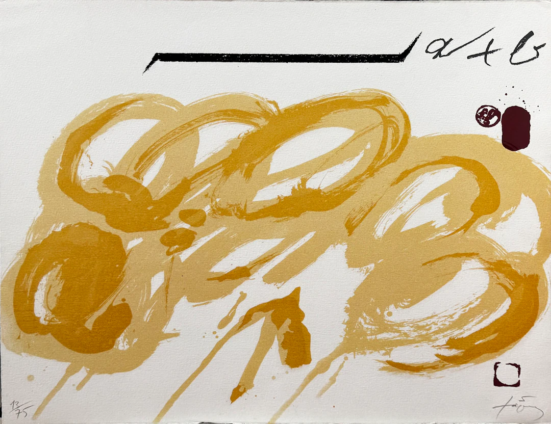 Antoni Tàpies: "A+B" 13/75 (1979)