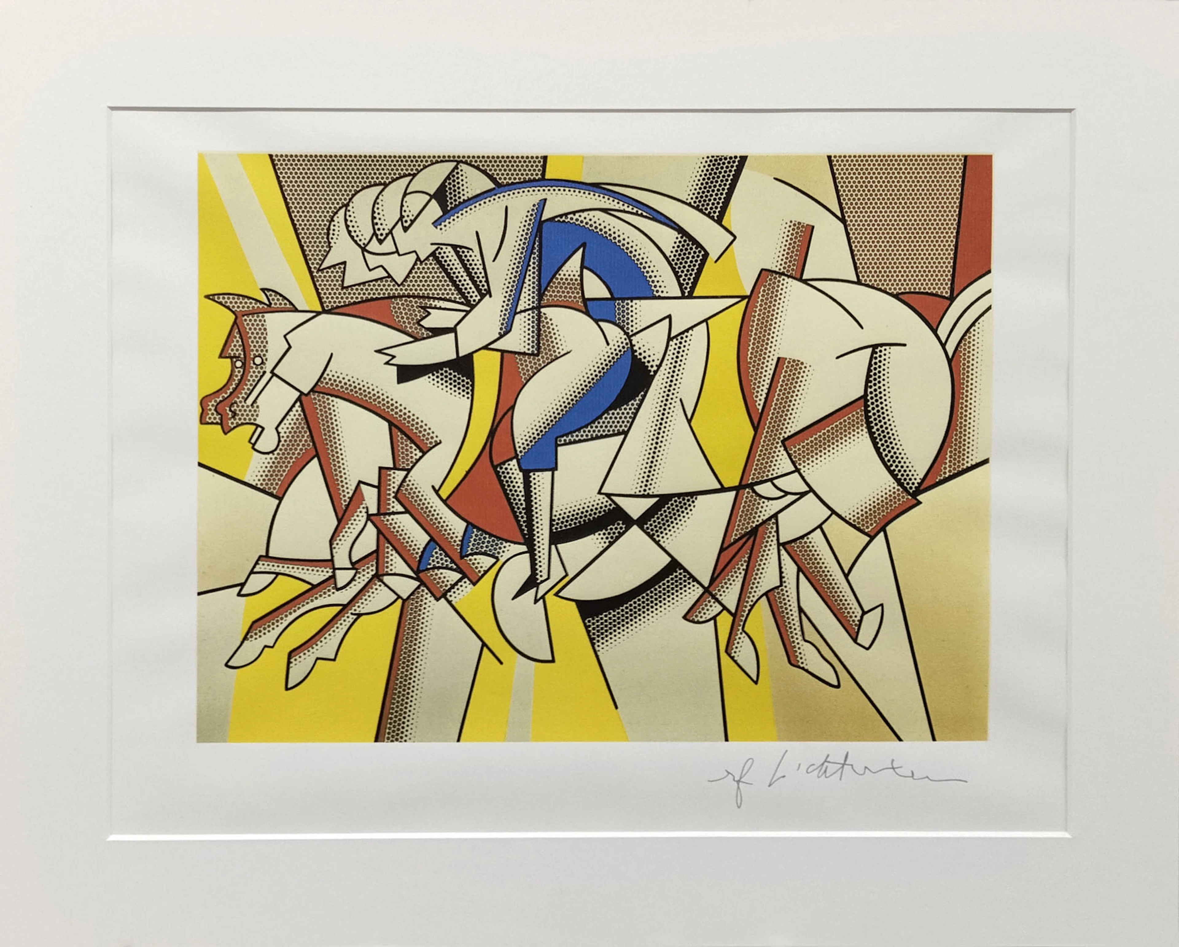 Roy Lichtenstein: "The Red Horseman"