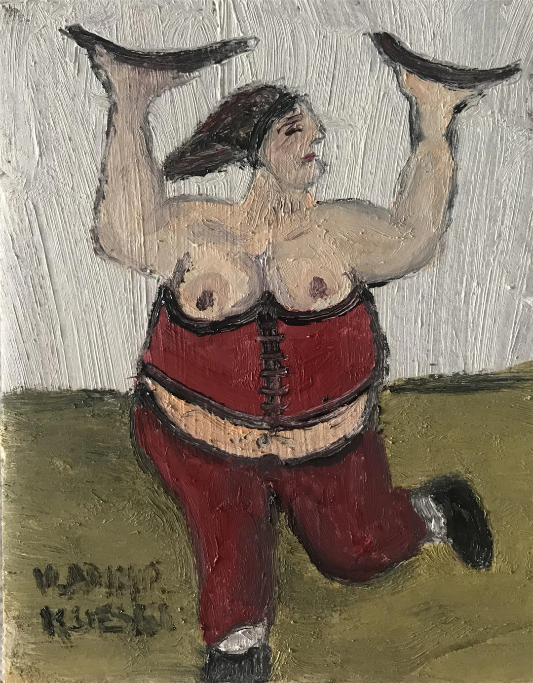Vladimir Ksieski: "Big Red Lady" (2020)
