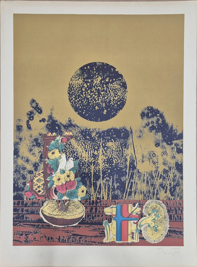 Joan Josep Tharrats – “Jardí” lithograph