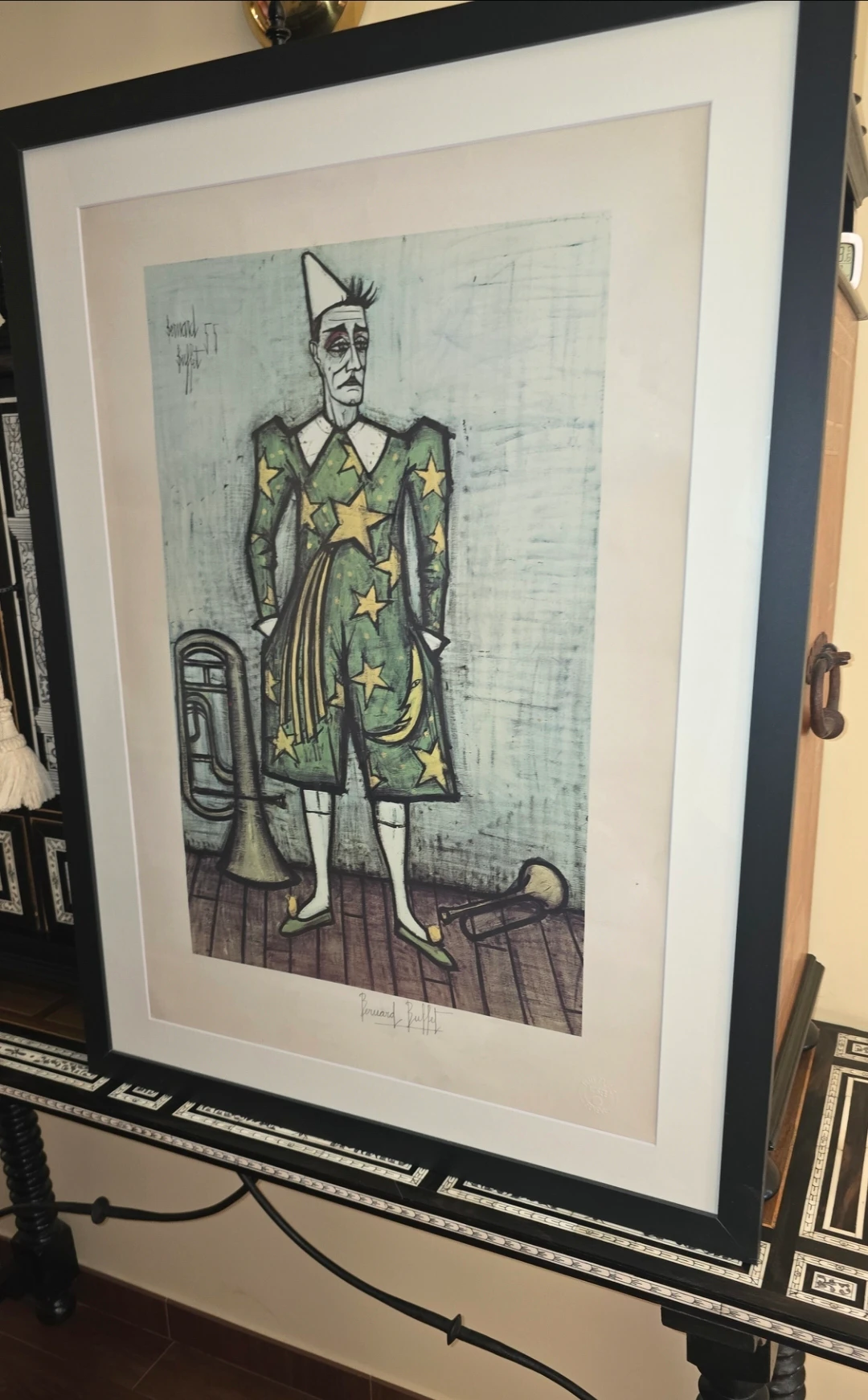 Bernard Buffet. "The Clow at Medrano Circus" 1955
