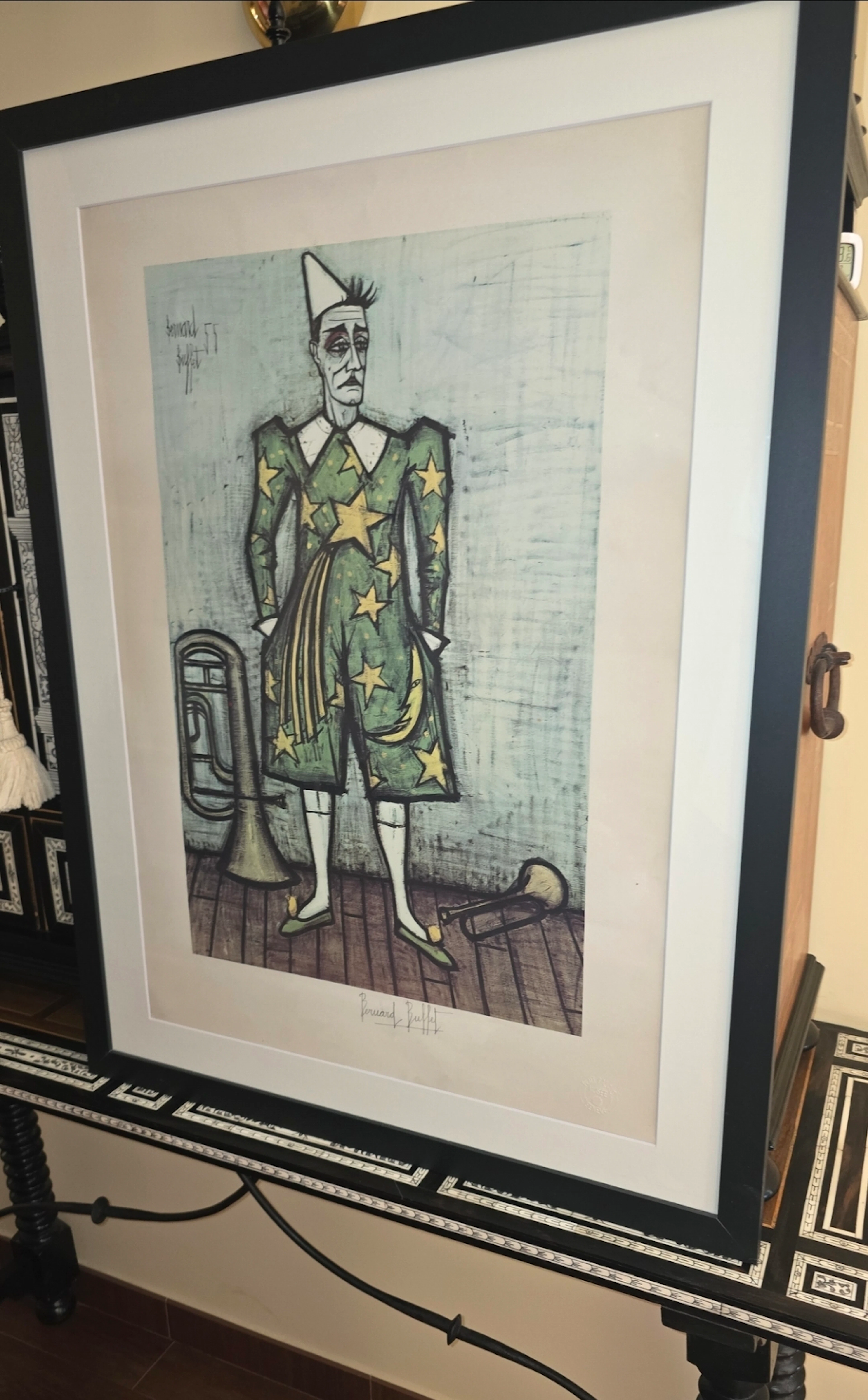 Bernard Buffet. "The Clow at Medrano Circus" 1955