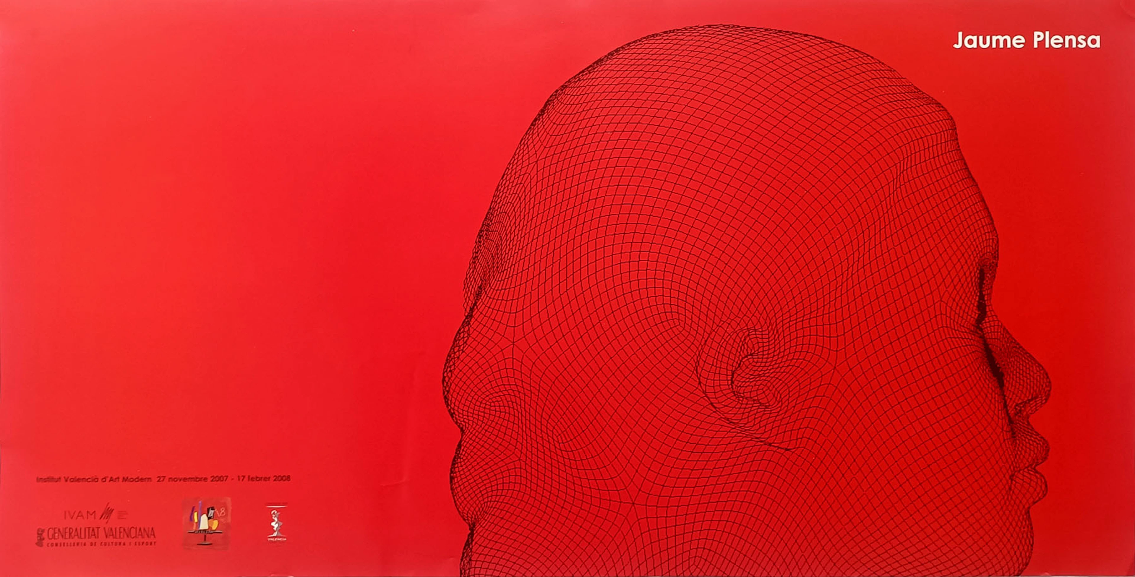 Jaume Plensa: poster for IVAM exhibition 2007-2008