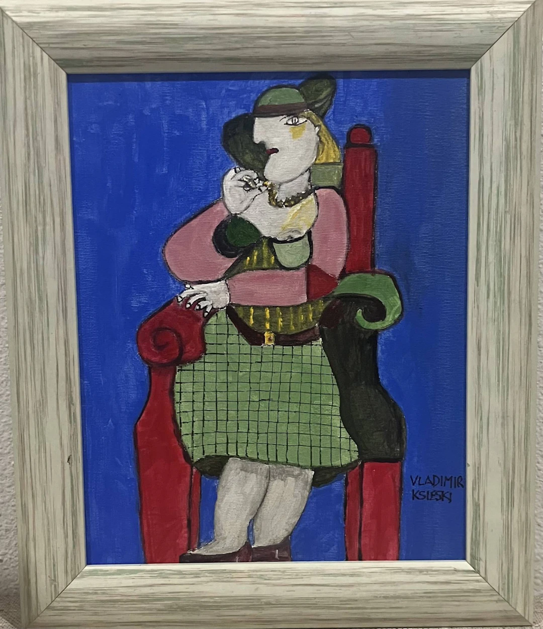 SEATED LADY 5 by V.KSIESKI 2025