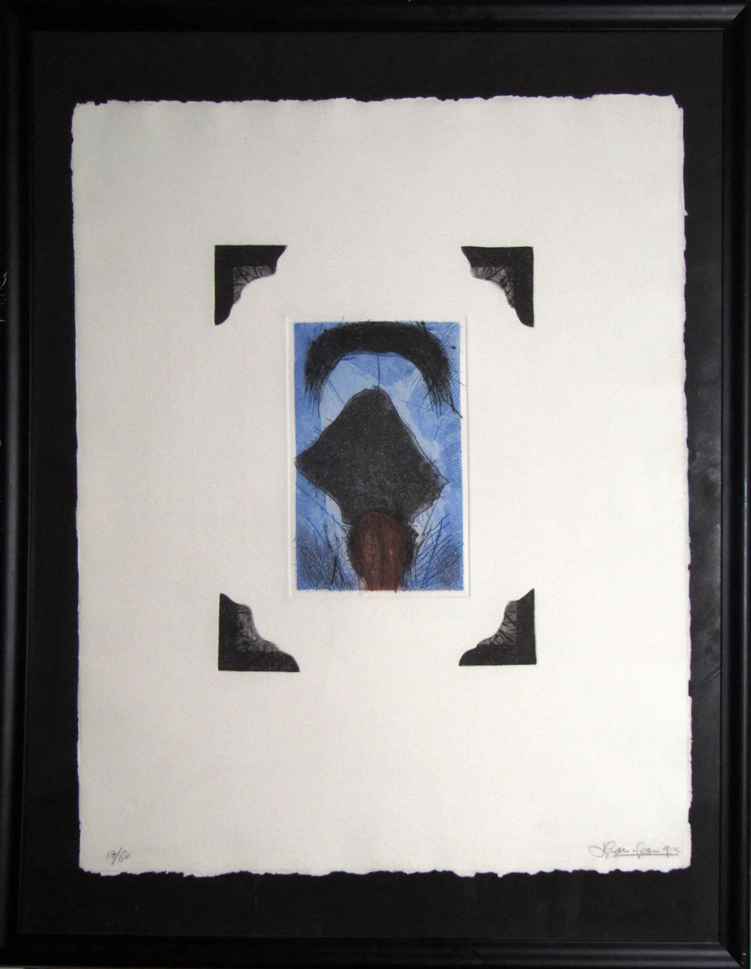 Josep Grau-Garriga: engraving without title 17/80 (1992)