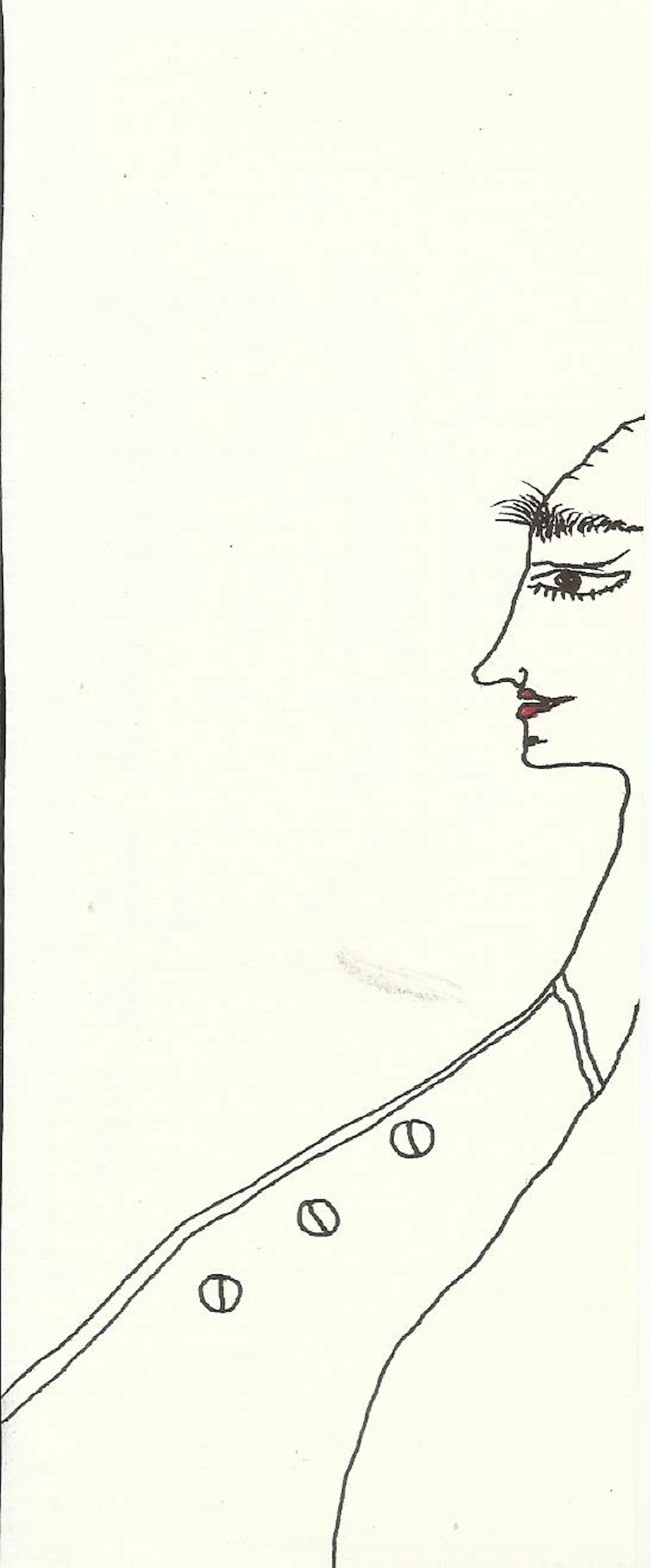 Antonio Beneyto. Ink and color drawing on paper. Surrealism. Hand