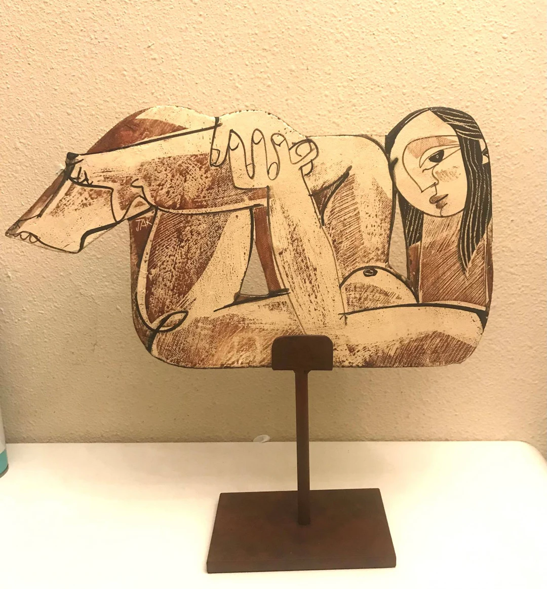 SCULPTURE OF WOMAN by JA.R