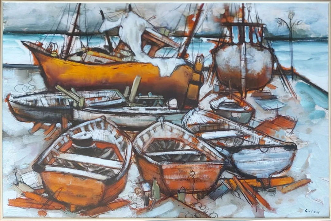 Jesús Casaus Mecho: untitled oil painting
