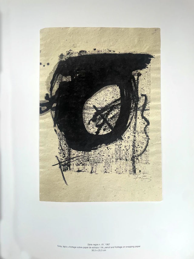 Antoni Tàpies: Sèrie Negre (2017) - Lithograph XV
