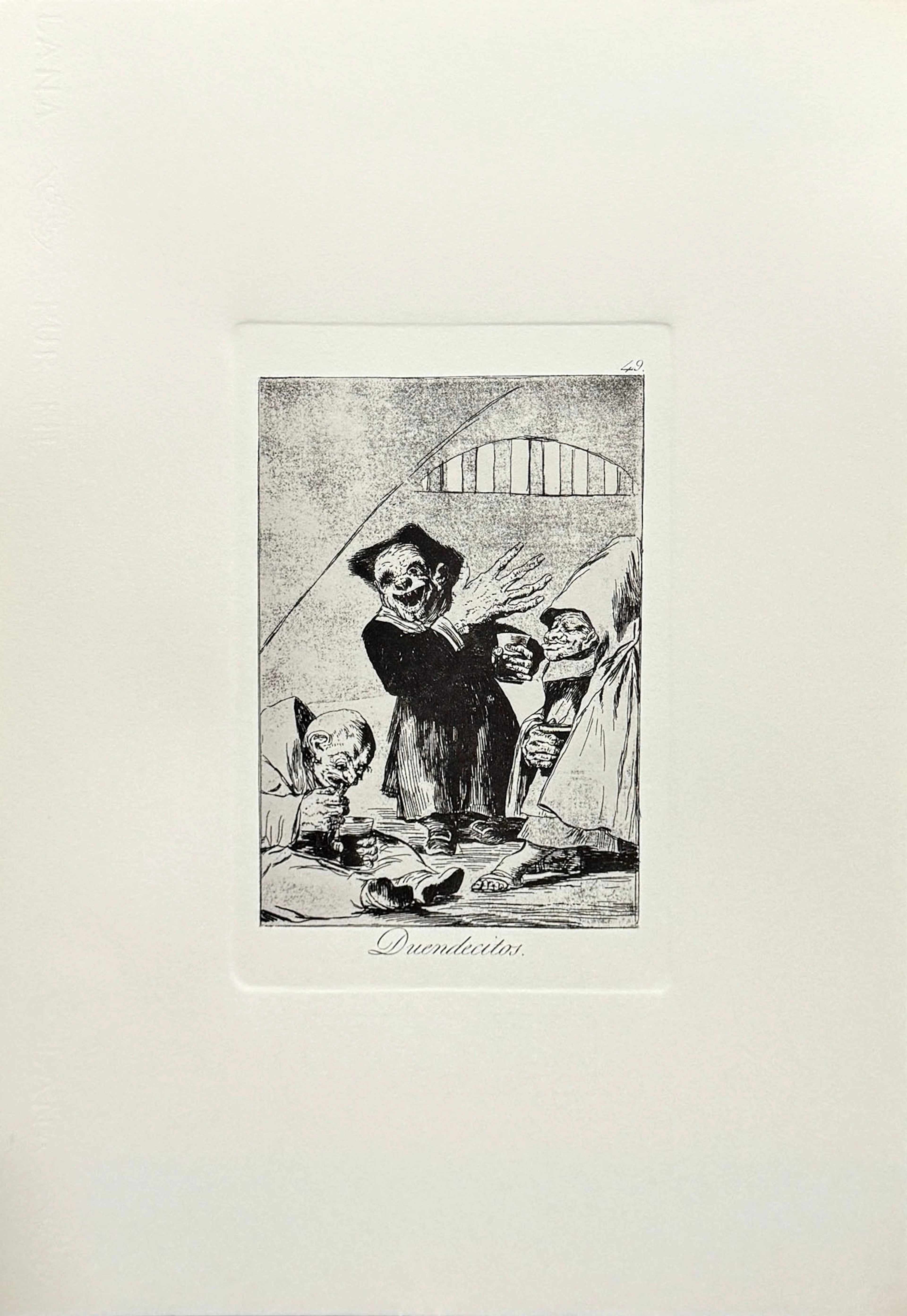 Francisco de Goya: "Duendecitos. Los Caprichos 49"