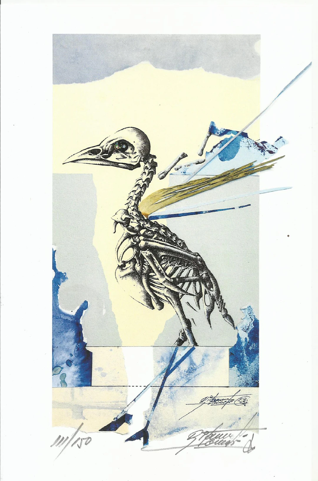 Ricard Jordà. Lithograph signed and numbered 111/150. 2023. Surrealism