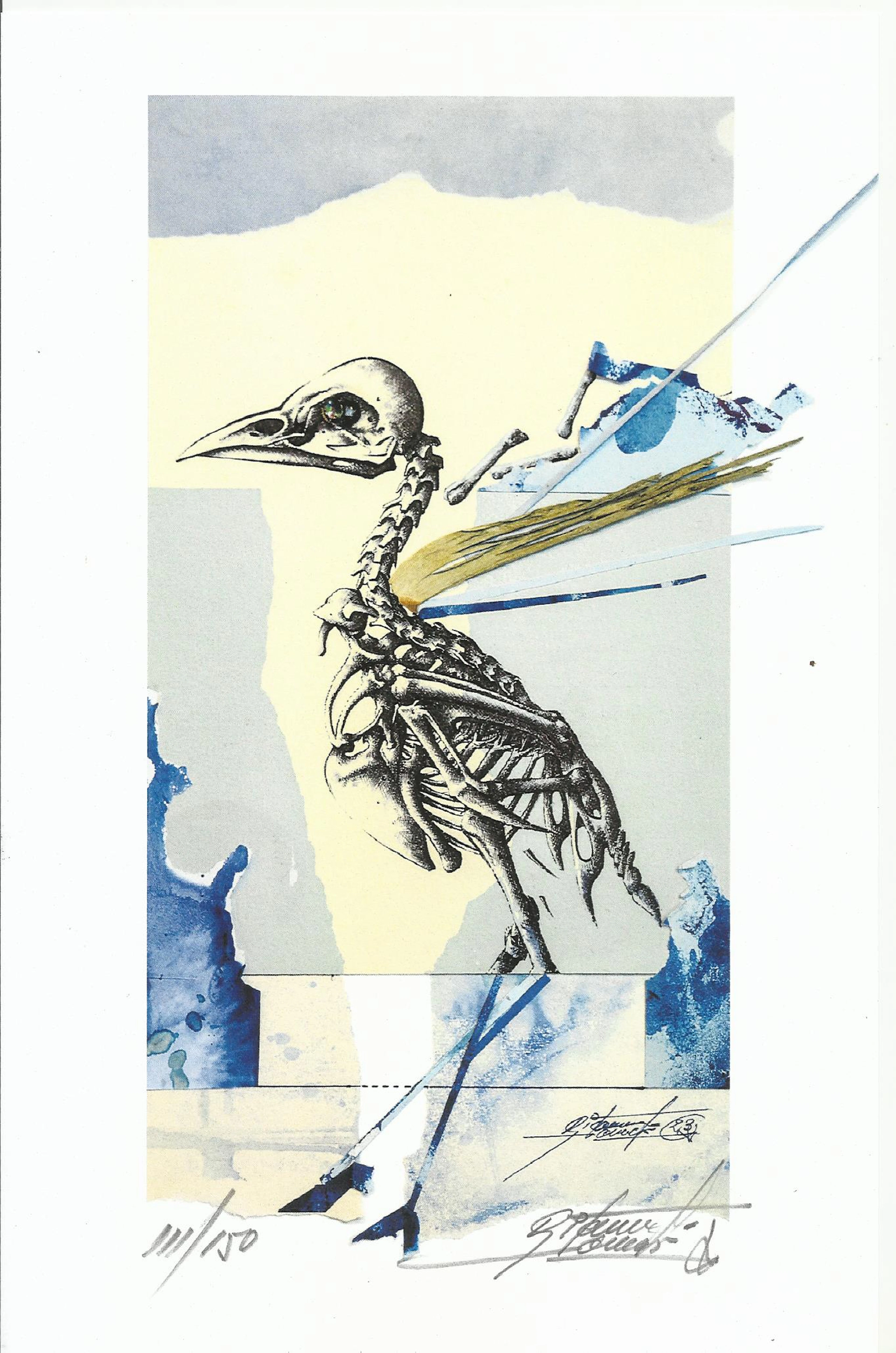 Ricard Jordà. Lithograph signed and numbered 111/150. 2023. Surrealism