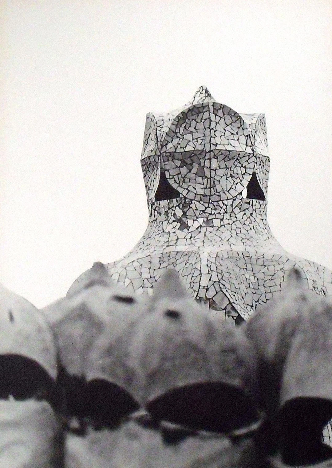 Leopoldo Pomés. Artistic photography "La Pedrera" Gaudí. Dry stamp