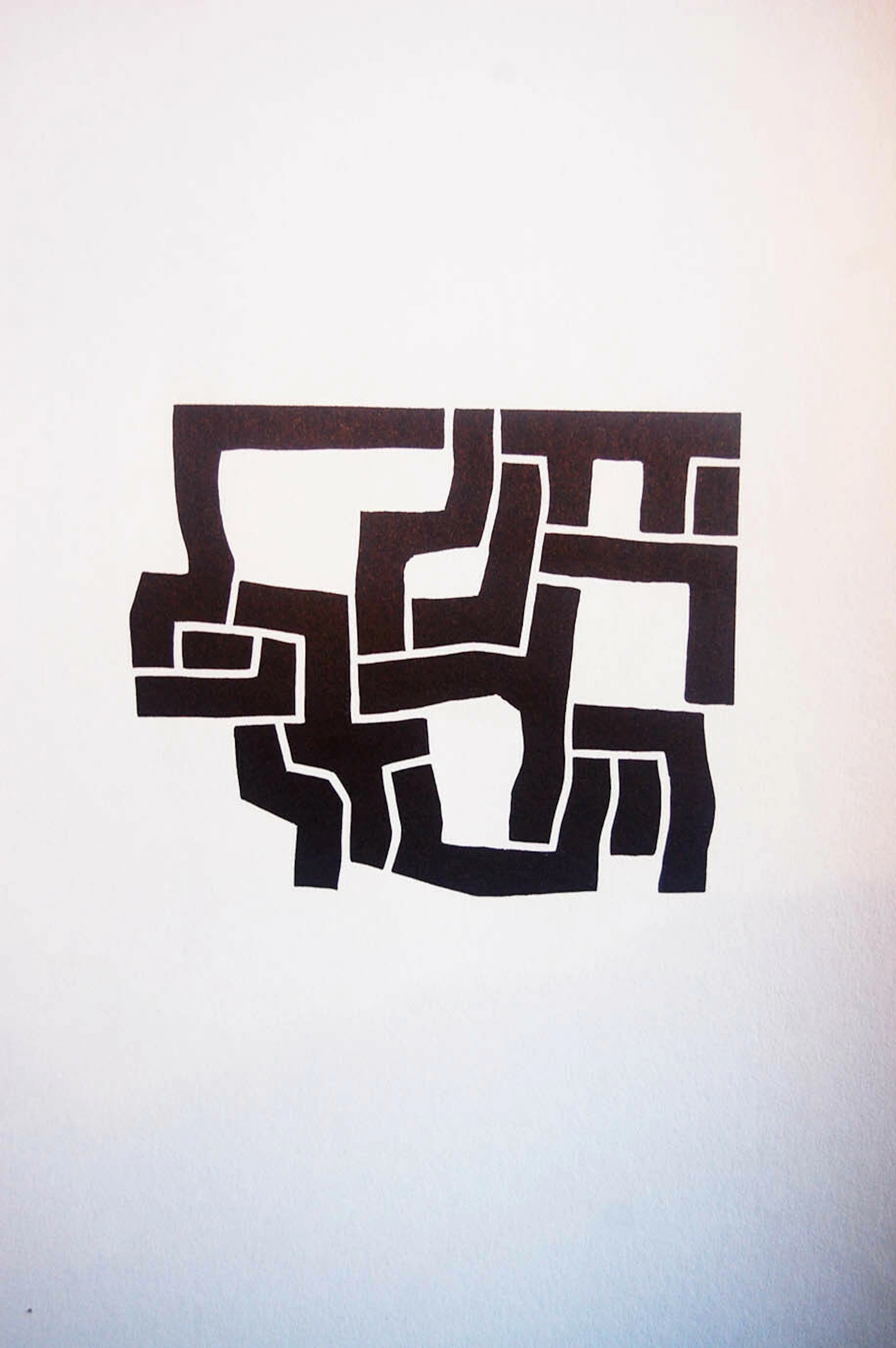 Eduardo Chillida: Original engraving Derriere le miroir - 1974