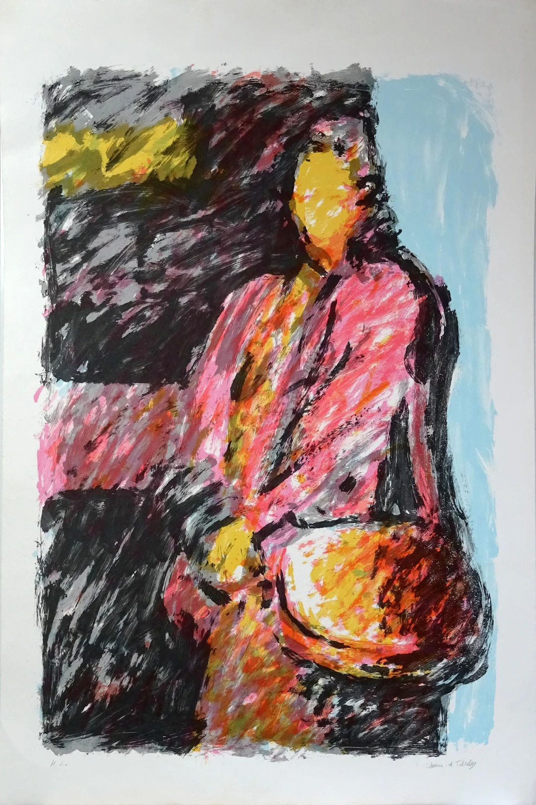 Juan Antonio Toledo: untitled lithograph H.C.