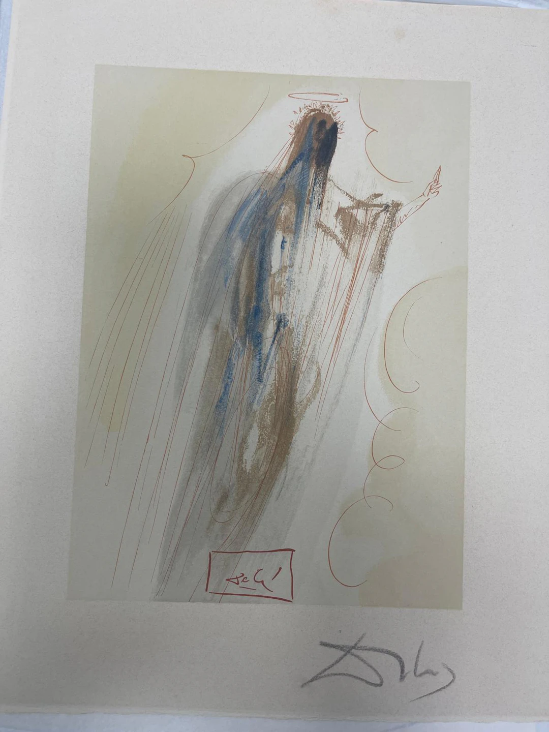 Salvador Dalí - Paradise 1 - Ascension of Dante and Beatrice