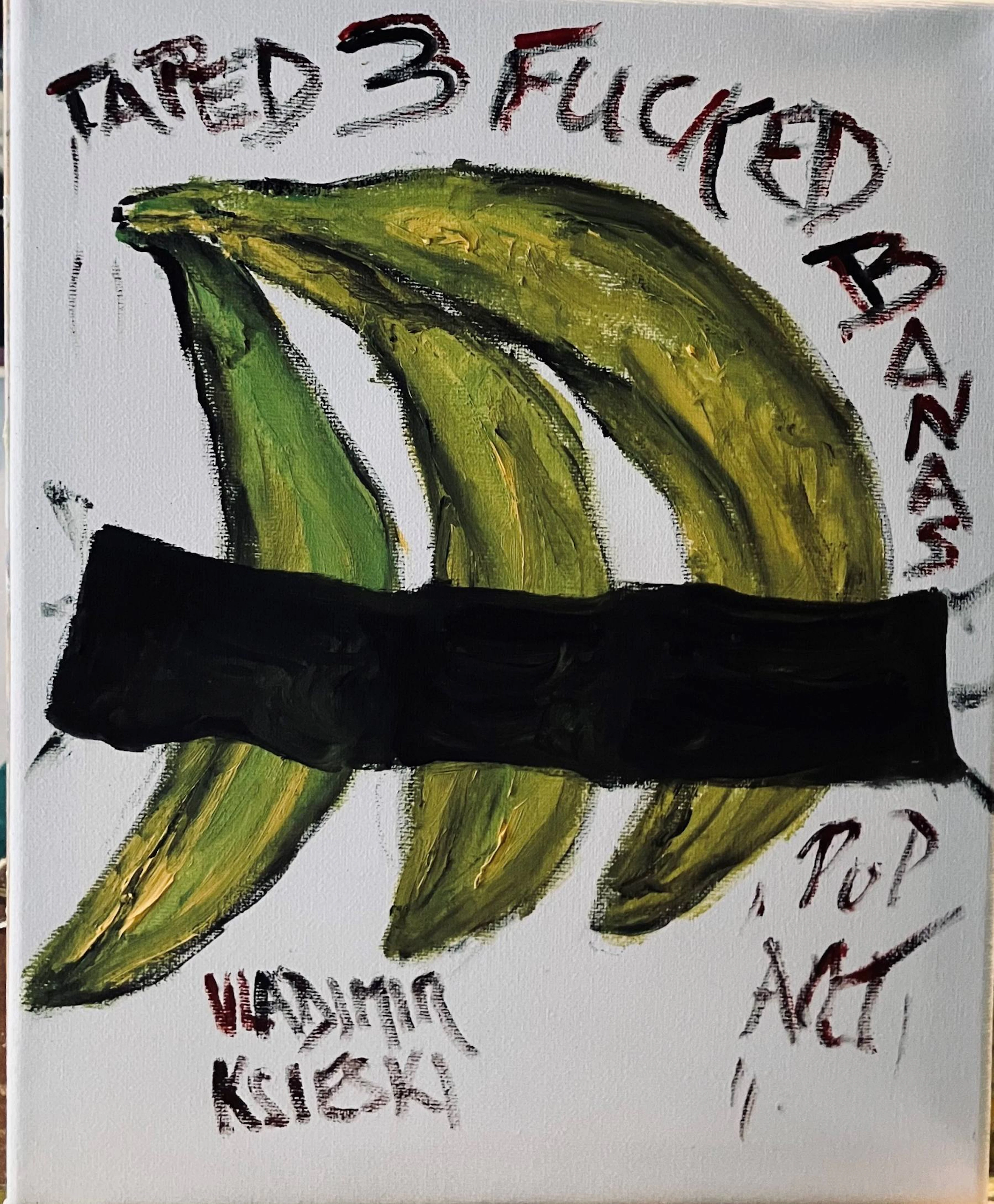 Vladimir Ksieski: "3 Taped Bananas" (Popart 2022)