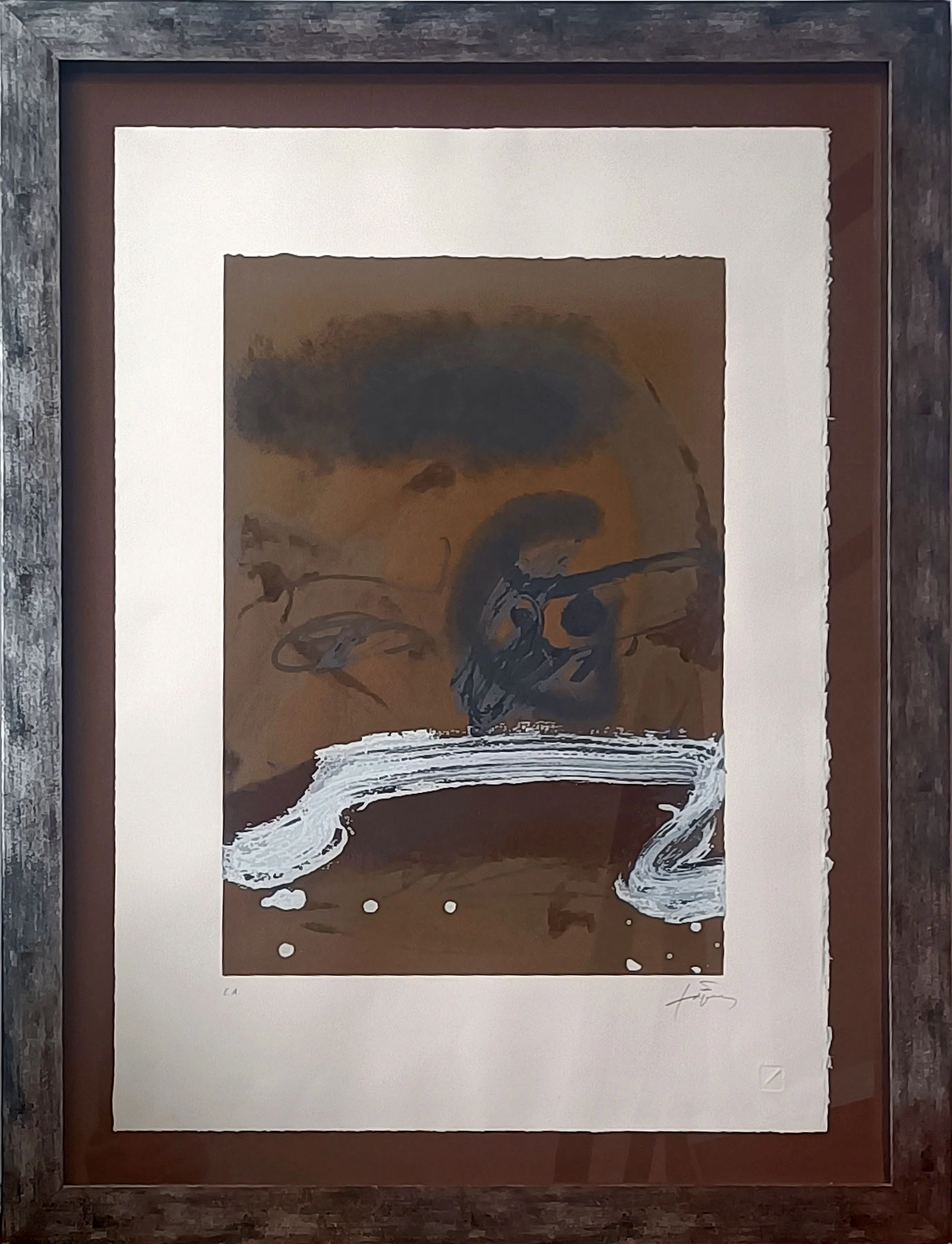 Antoni Tàpies: "Autorretrat" (1982) E.A.