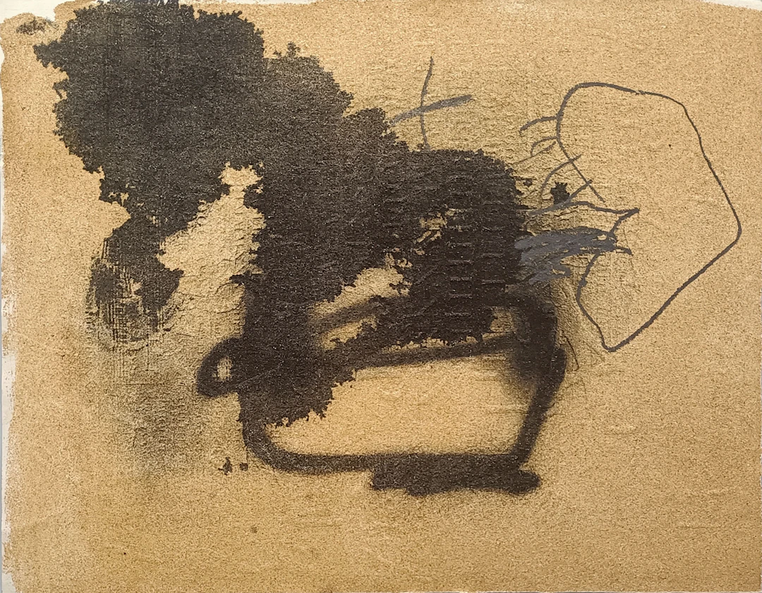 Antoni Tàpies: "Variations on a musical theme 4" (1987) BAT