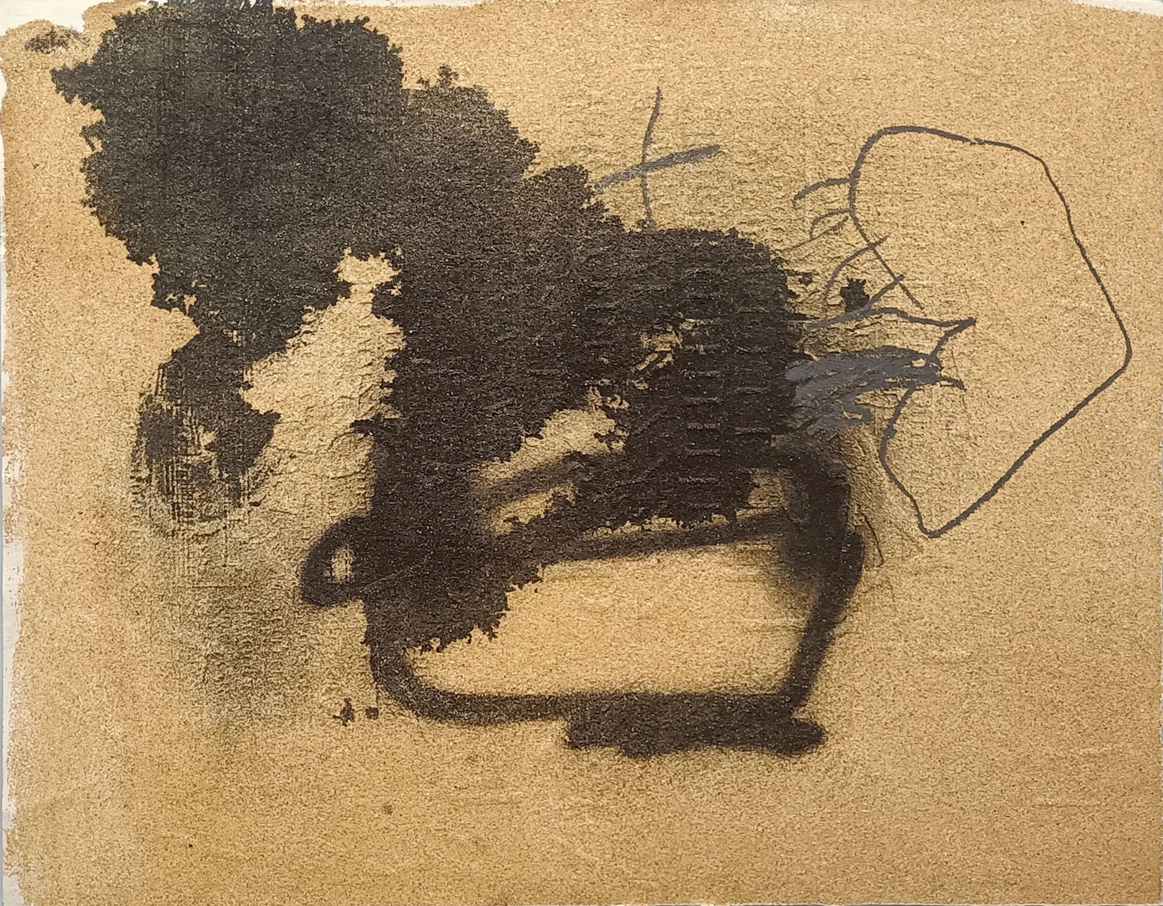 Antoni Tàpies: "Variations on a musical theme 4" (1987) BAT