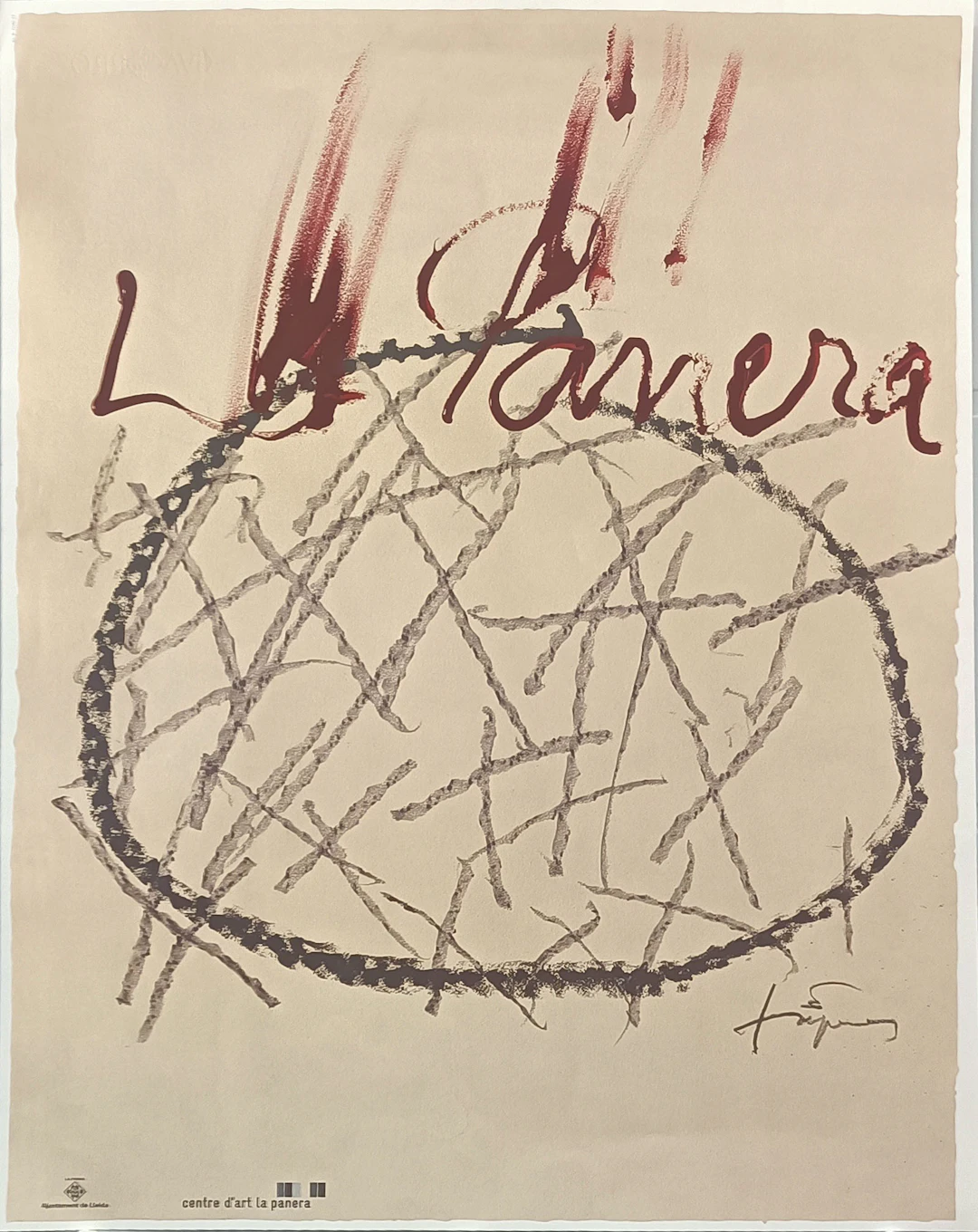 Antoni Tàpies: "Centre d'Art La Panera"
