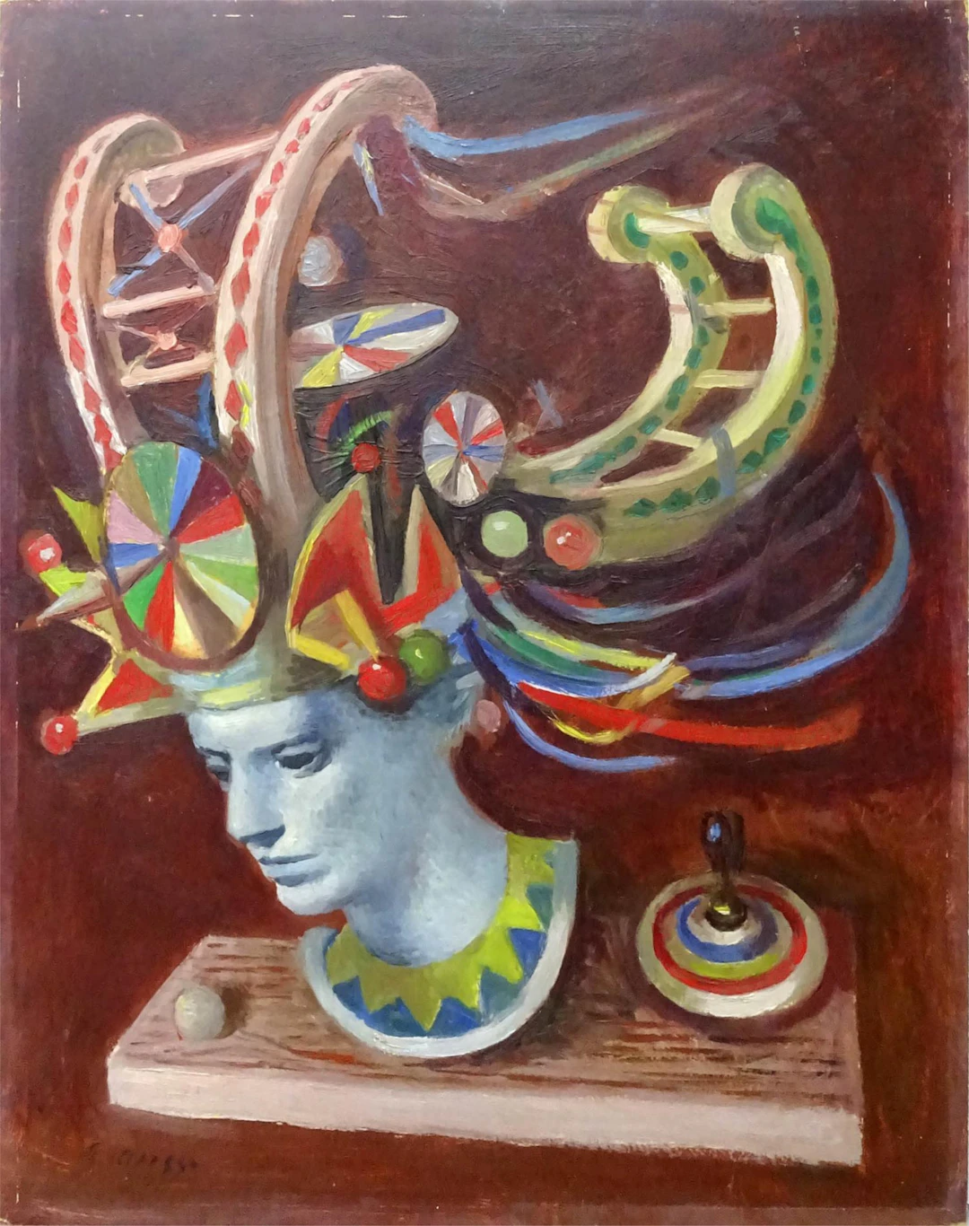 Alfredo Opisso: untitled oil