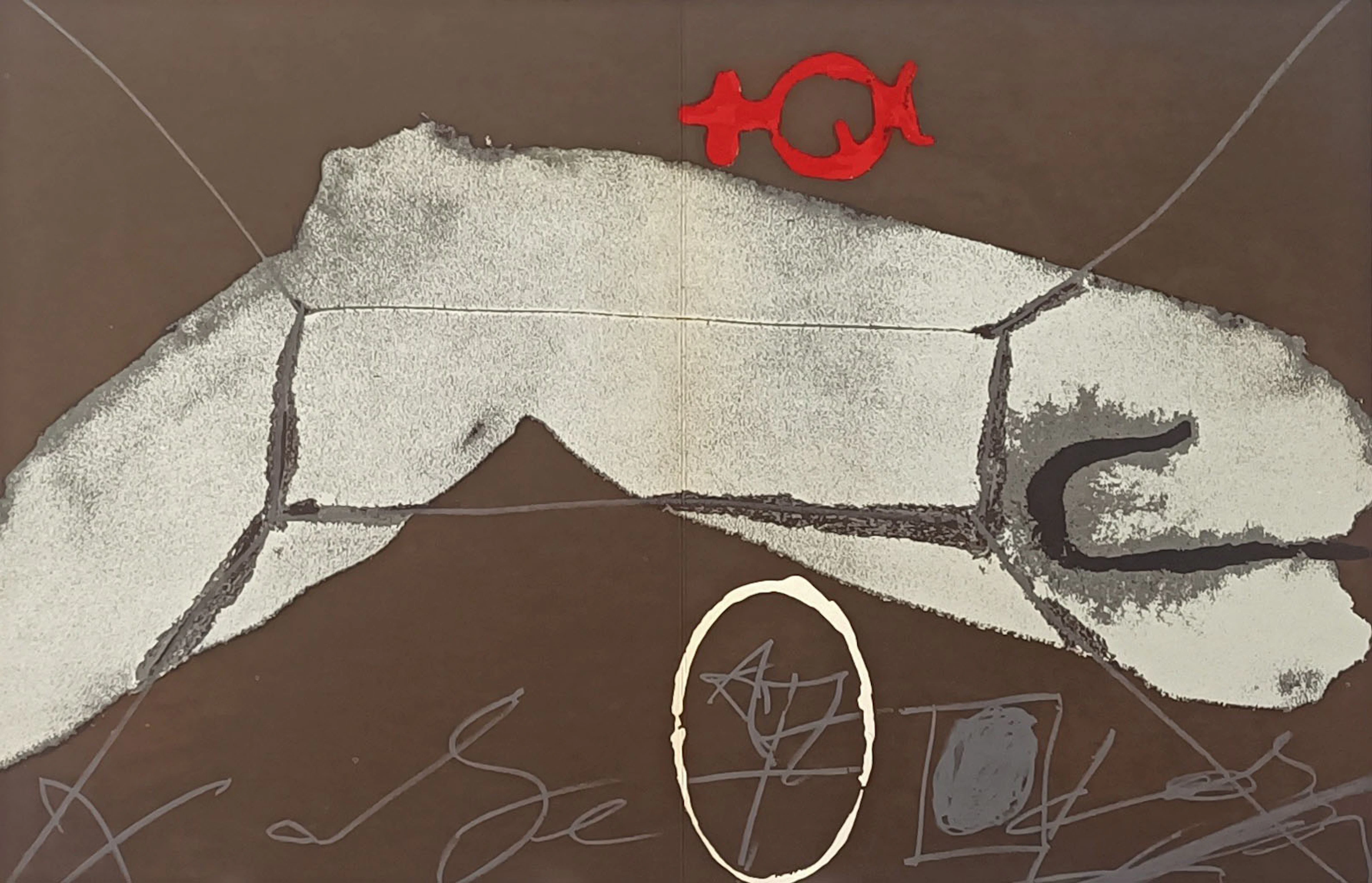 Antoni Tàpies: Untitled lithograph DLM