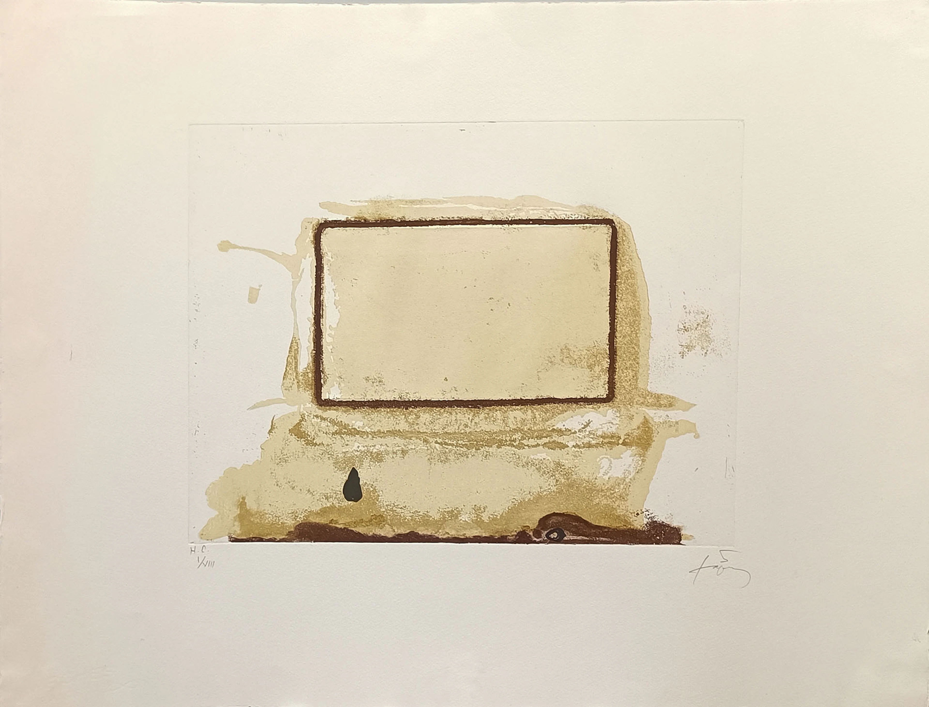 Antoni Tàpies: "L'oeil" (1984) H.C. I/VIII