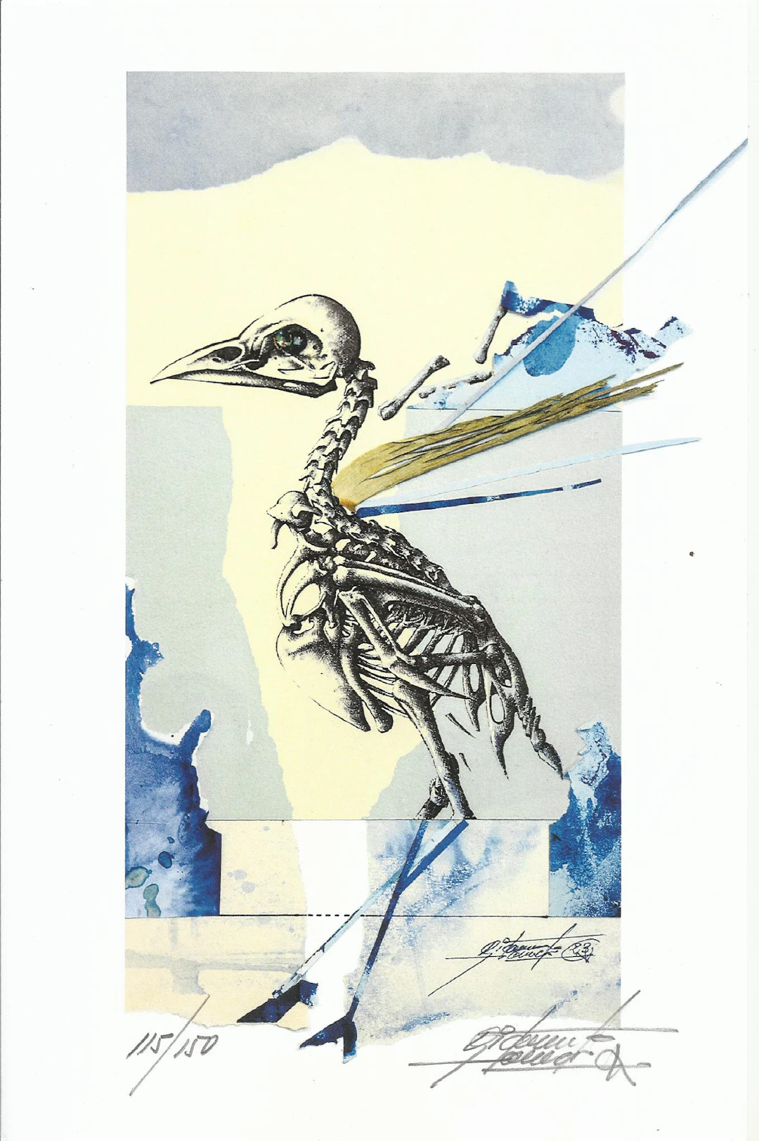 Ricard Jordà. Lithograph signed and numbered 115/150. 2023. Surrealism