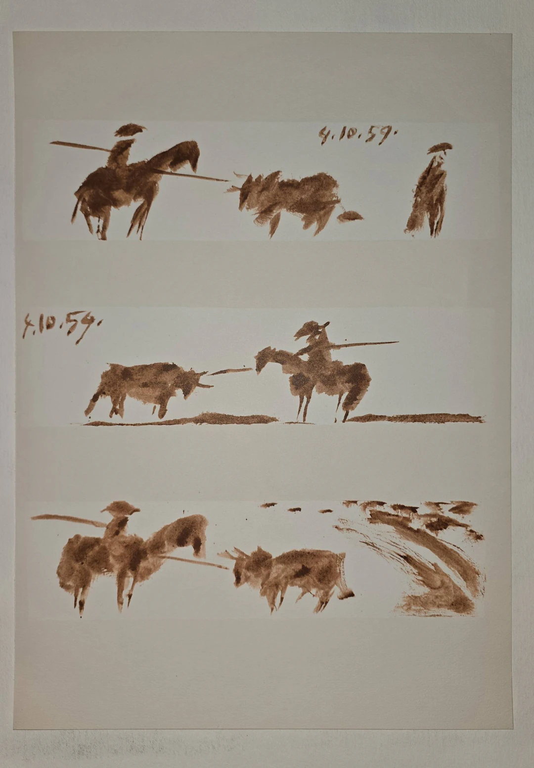 Pablo Picasso. Bulls and Bullfighters Suite. 1961