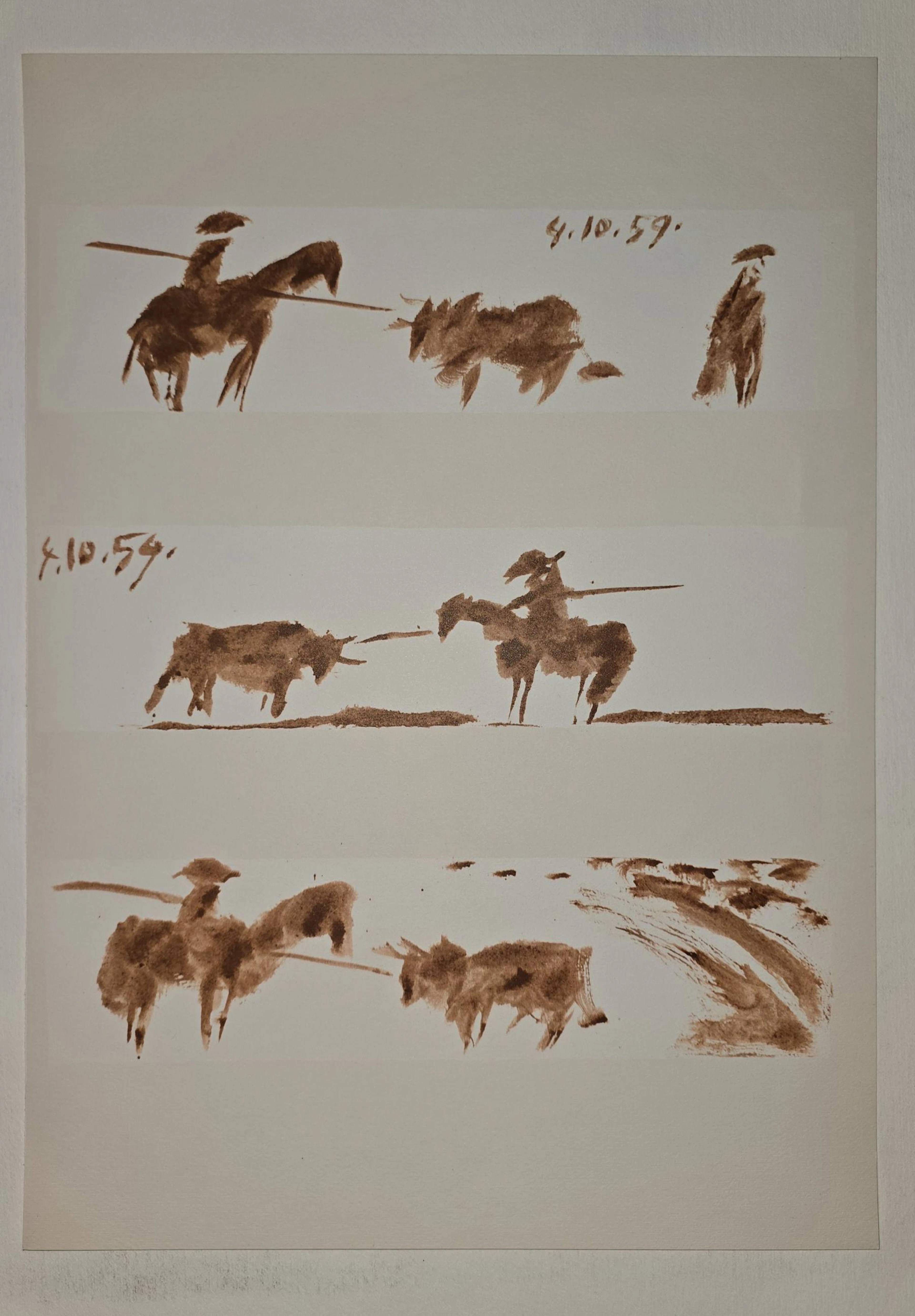 Pablo Picasso. Bulls and Bullfighters Suite. 1961